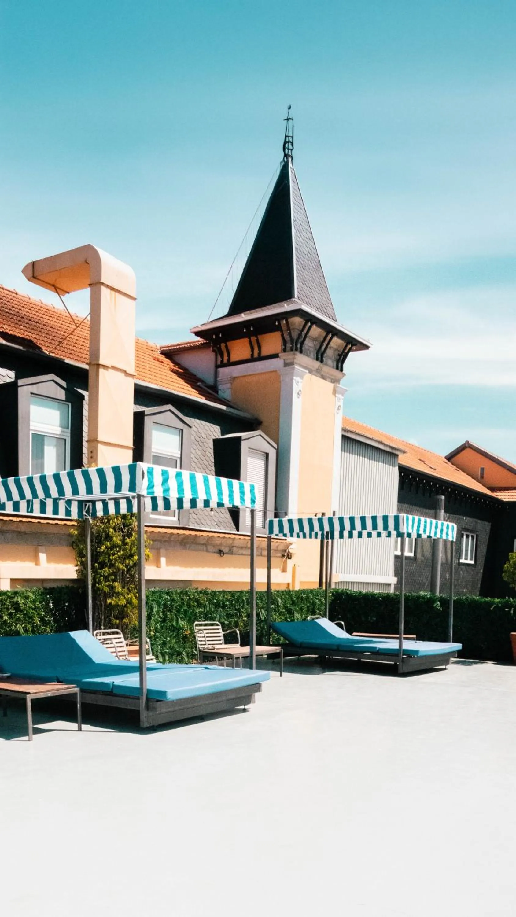 Balcony/Terrace in Zero Box Lodge Porto