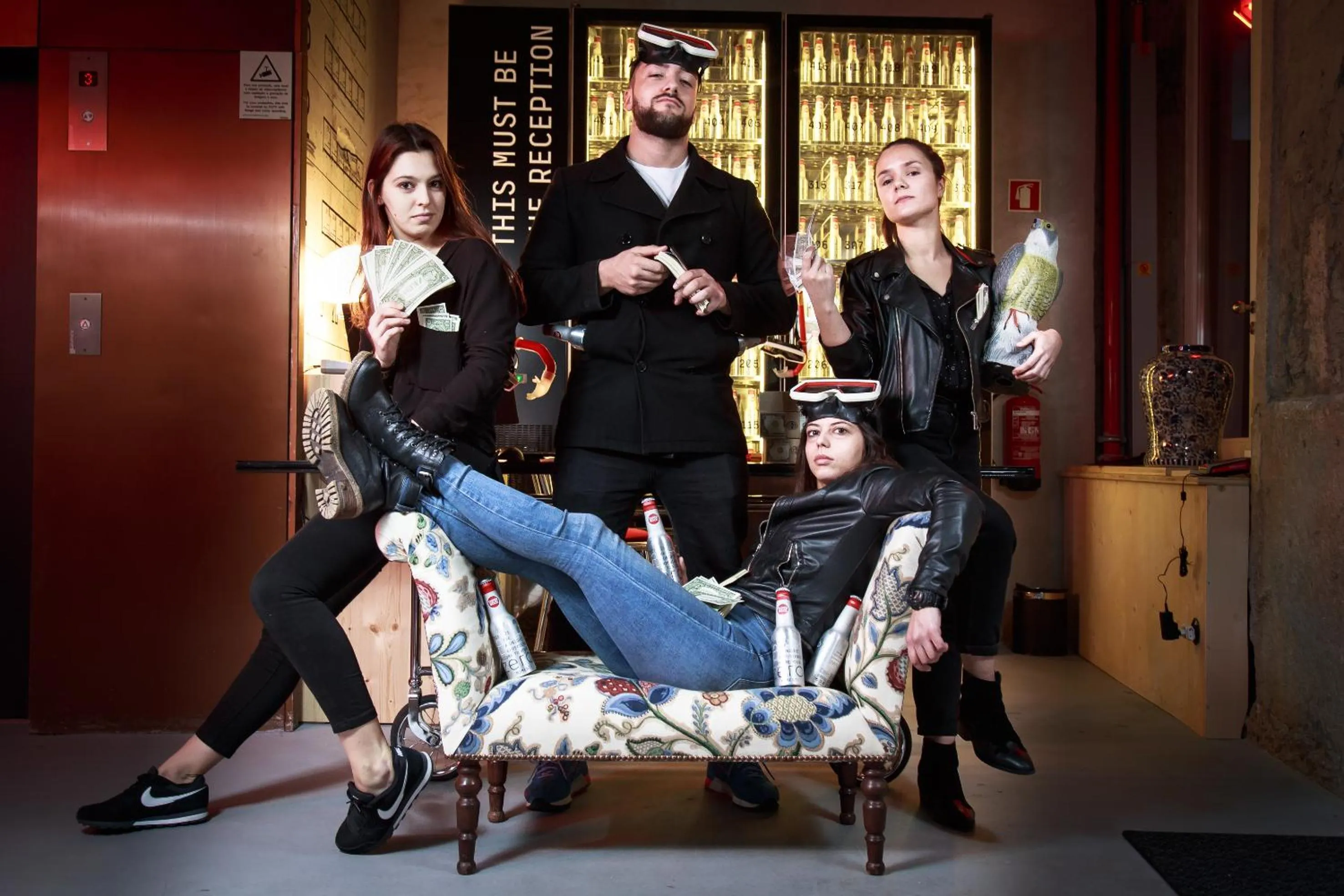 Staff in Zero Box Lodge Porto