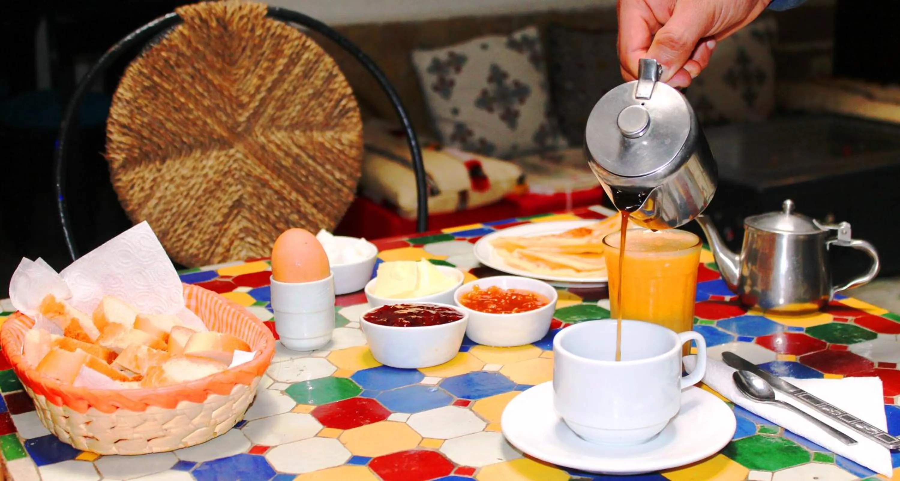 Breakfast in Hotel Dar El Qdima