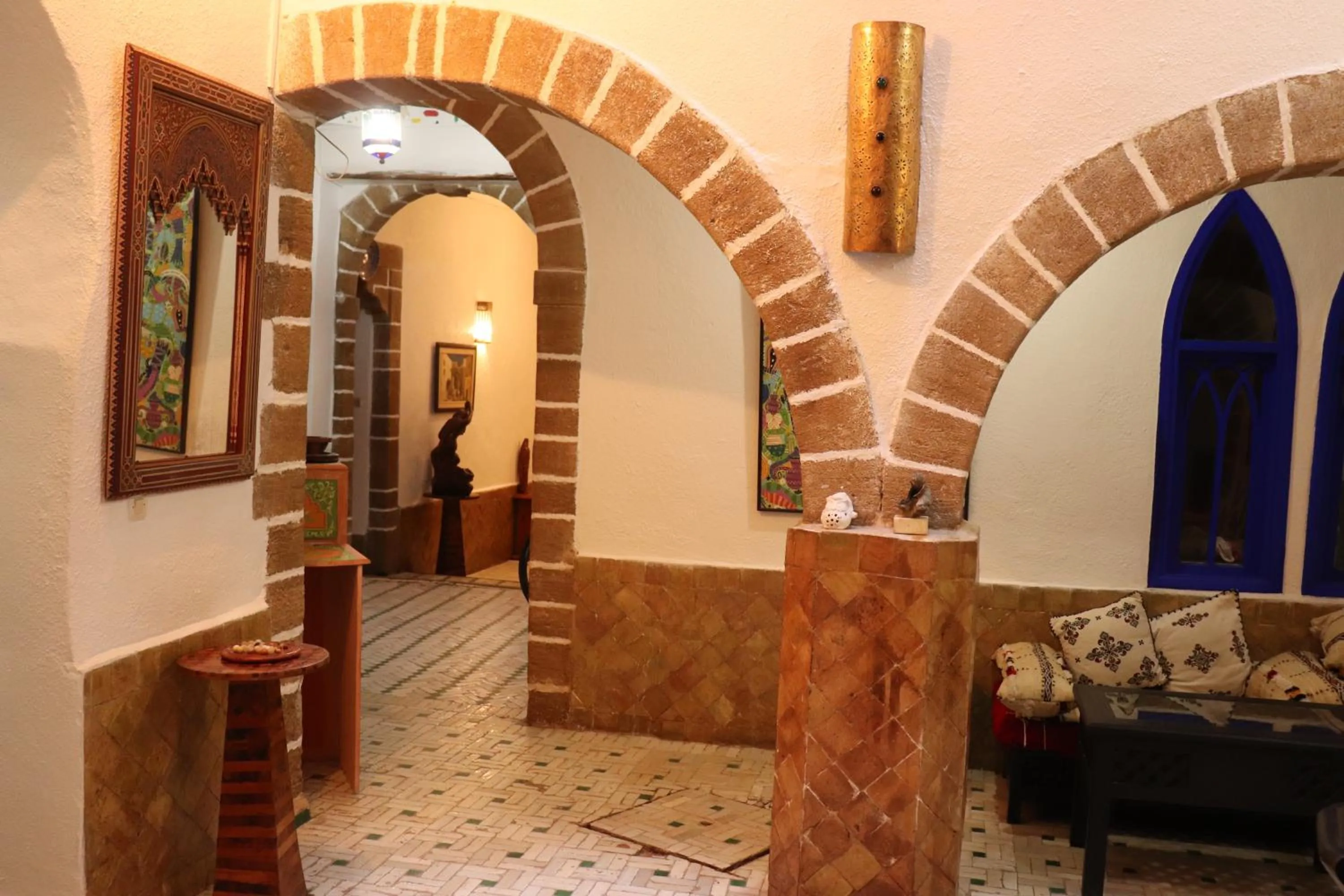 Living room in Hotel Dar El Qdima