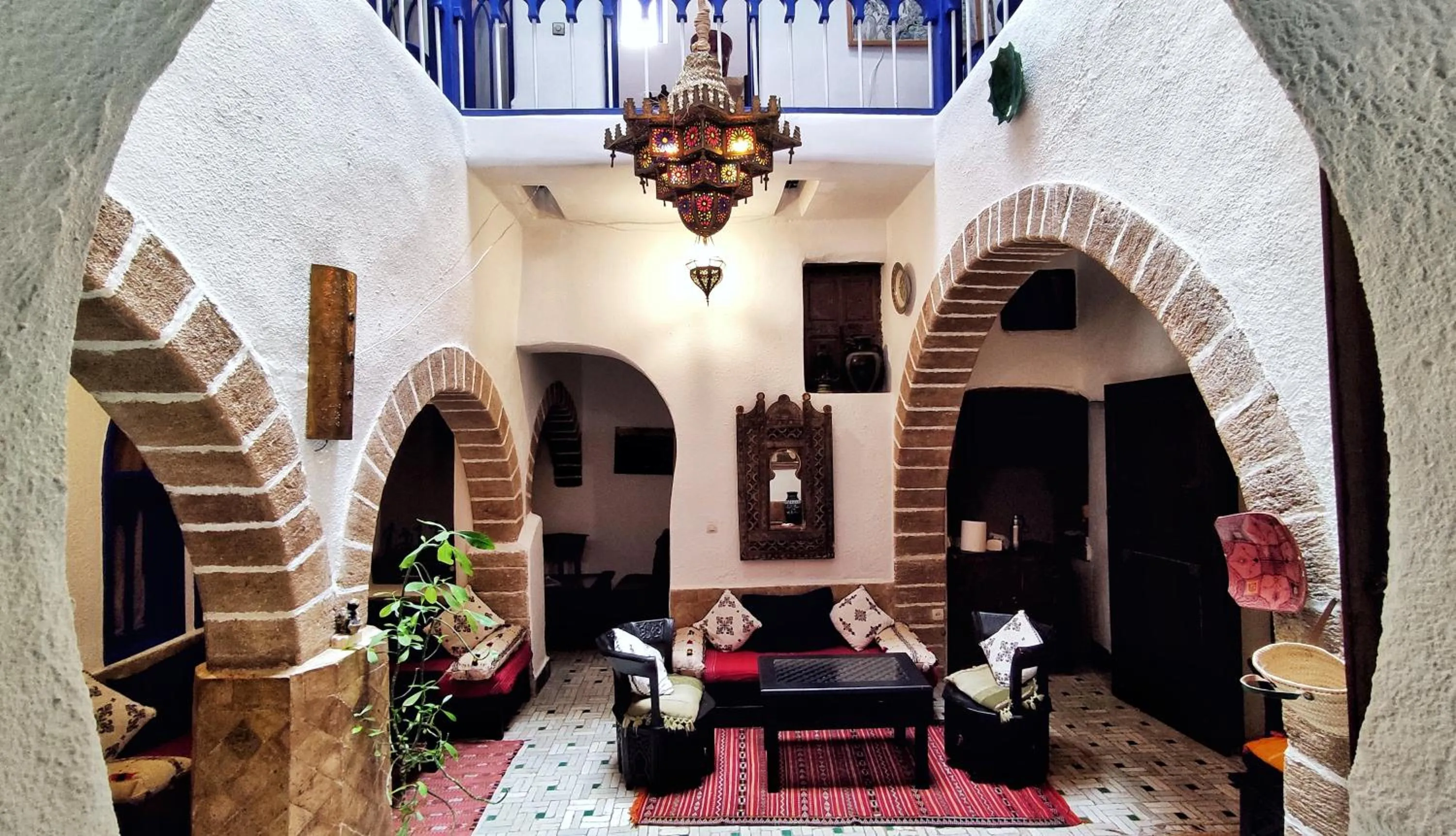 Living room in Hotel Dar El Qdima