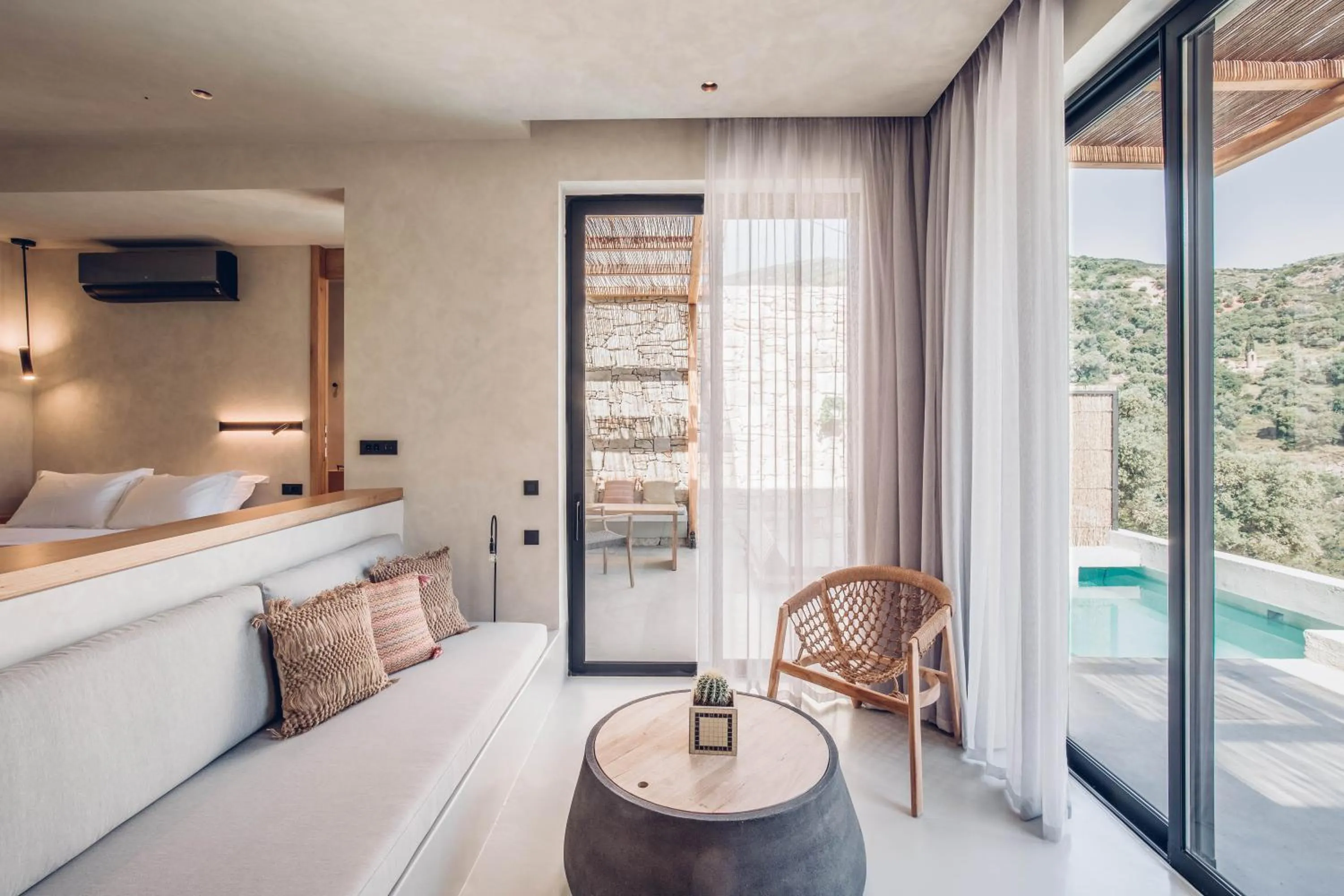 Living room, Bed in Monastery Estate Retreat