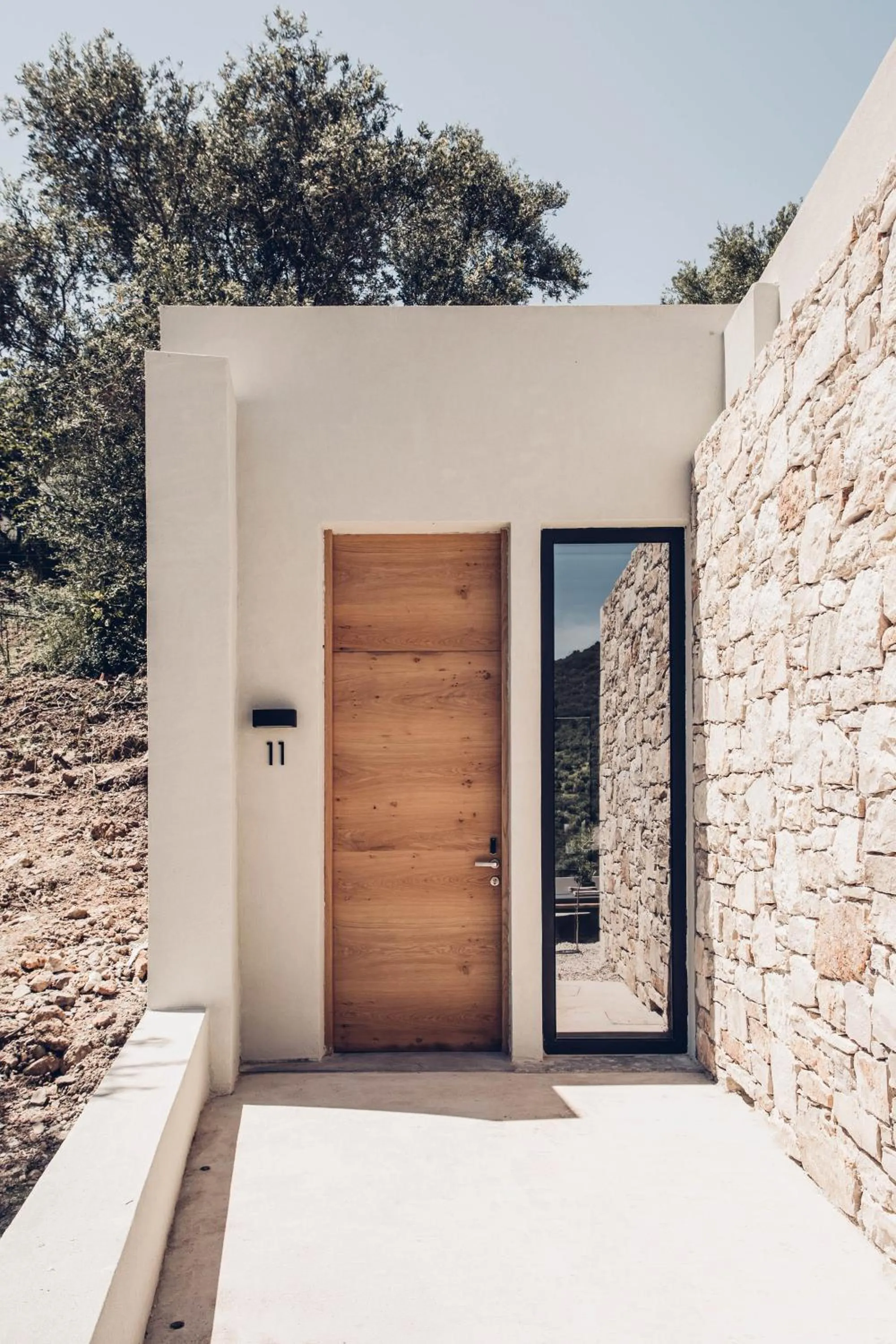 Facade/entrance in Monastery Estate Retreat
