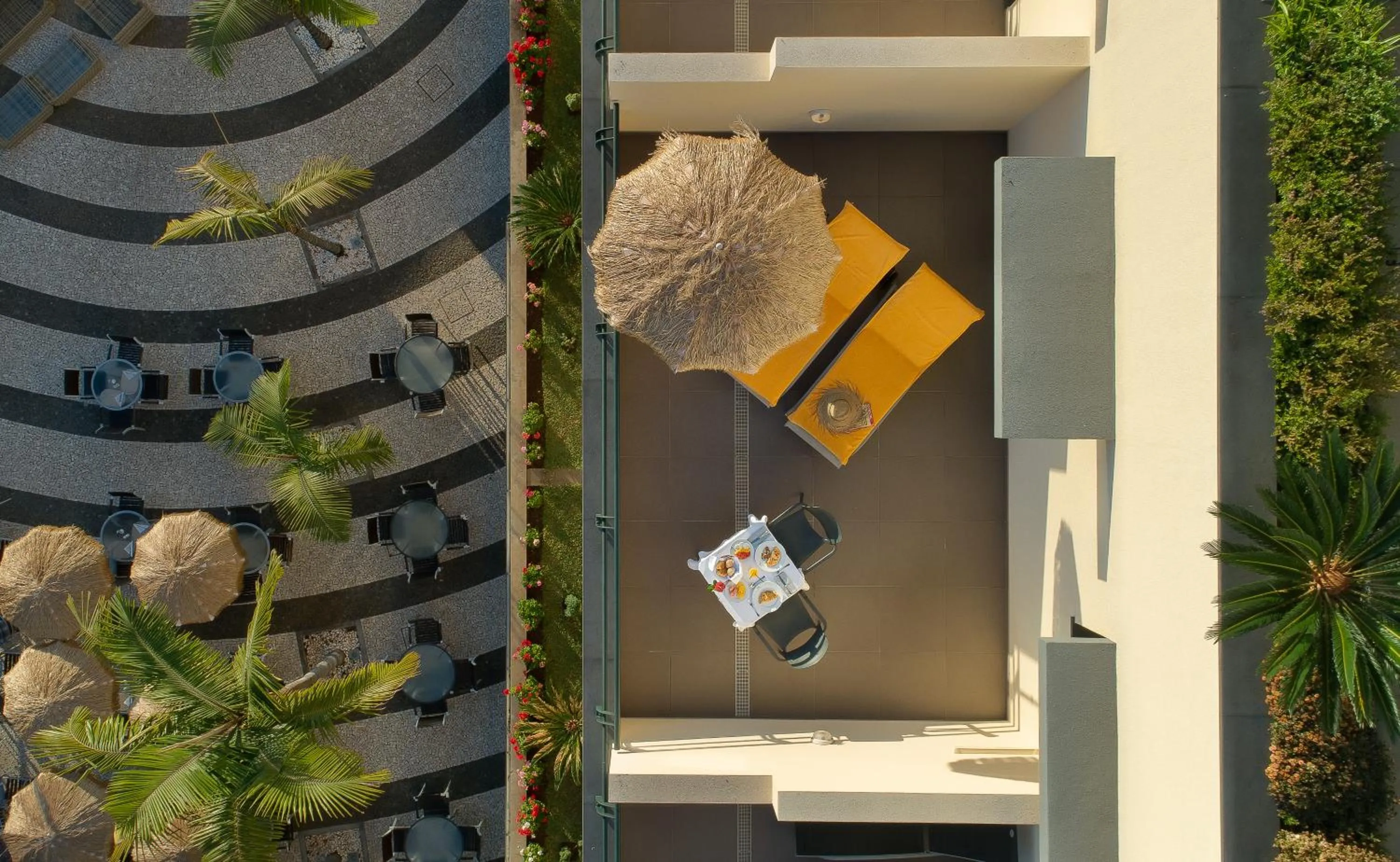 Bird's eye view in Madeira Panorâmico Hotel