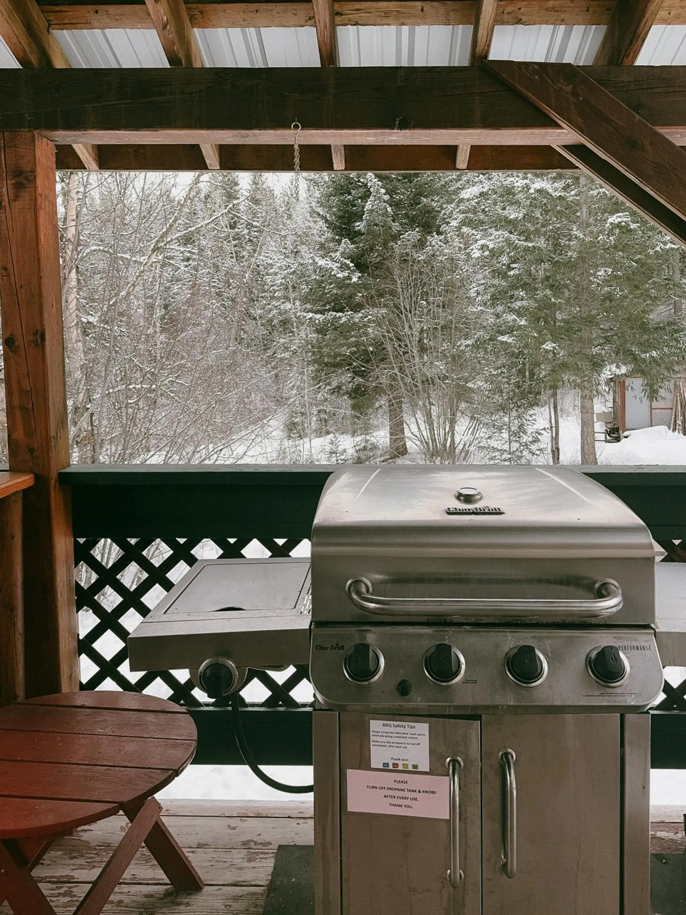 BBQ facilities in Alpine Meadows Lodge