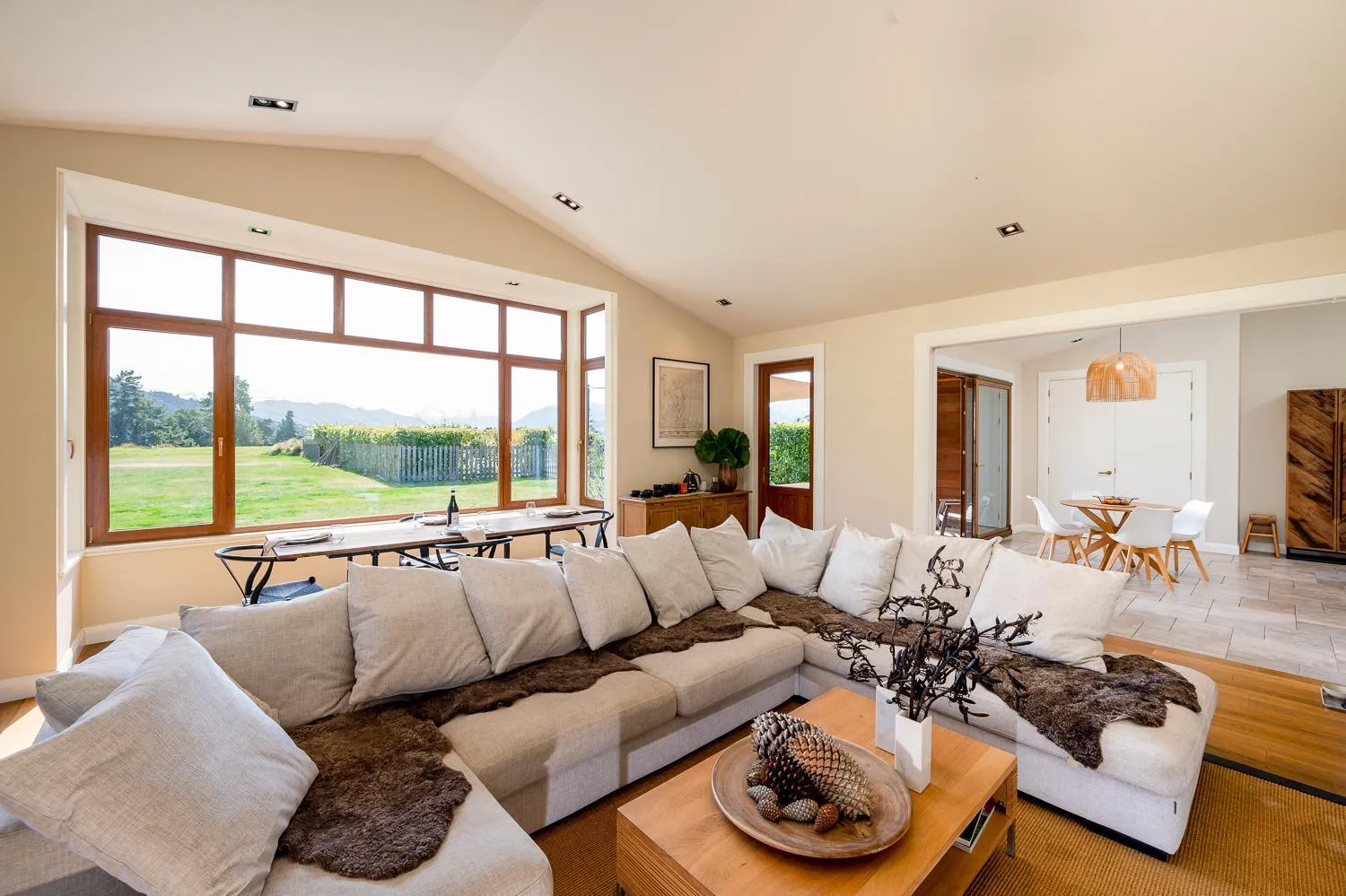 Seating Area in Wanaka Haven Lodge Accommodation