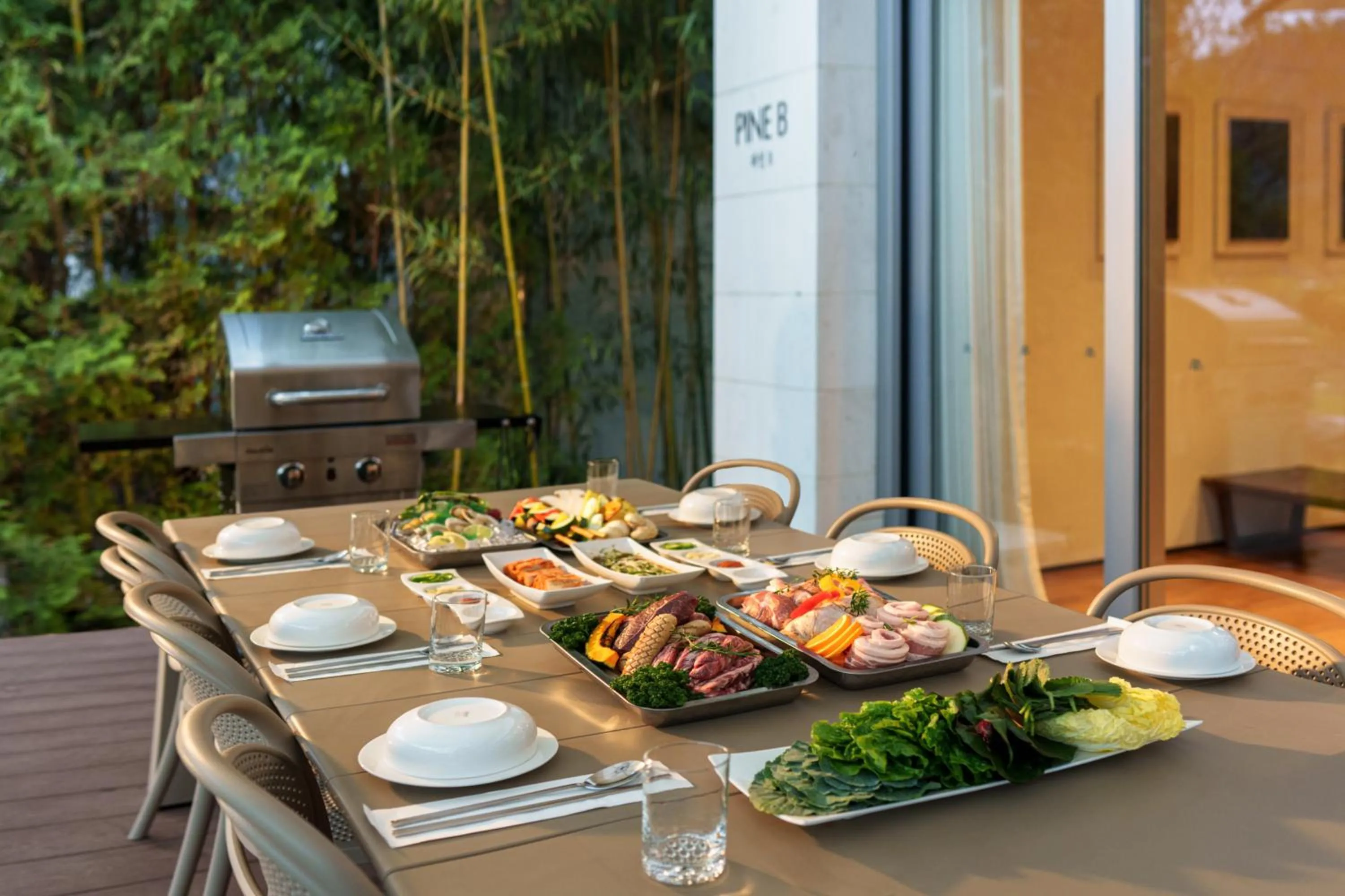 Dining area in The Suites Hotel Namwon