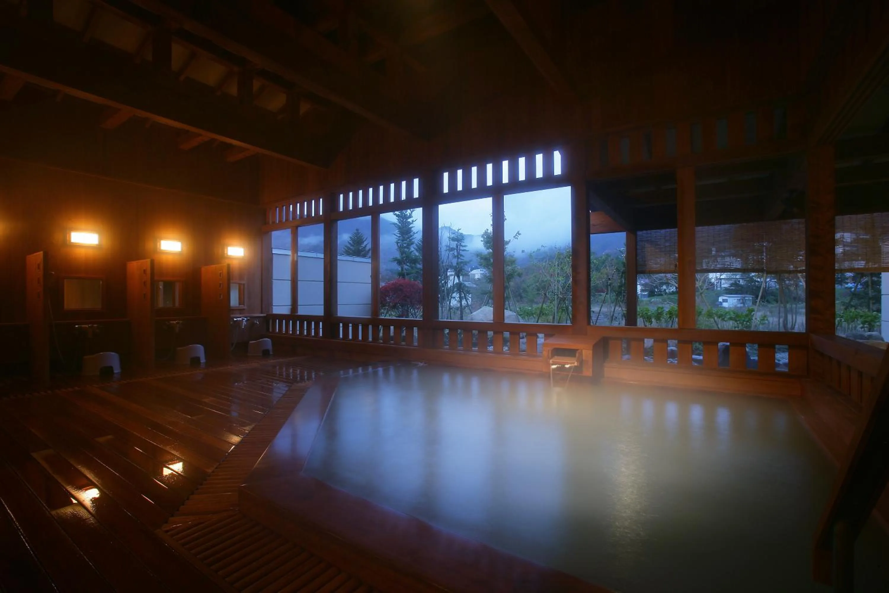 Hot Spring Bath in Zao Shiki no Hotel