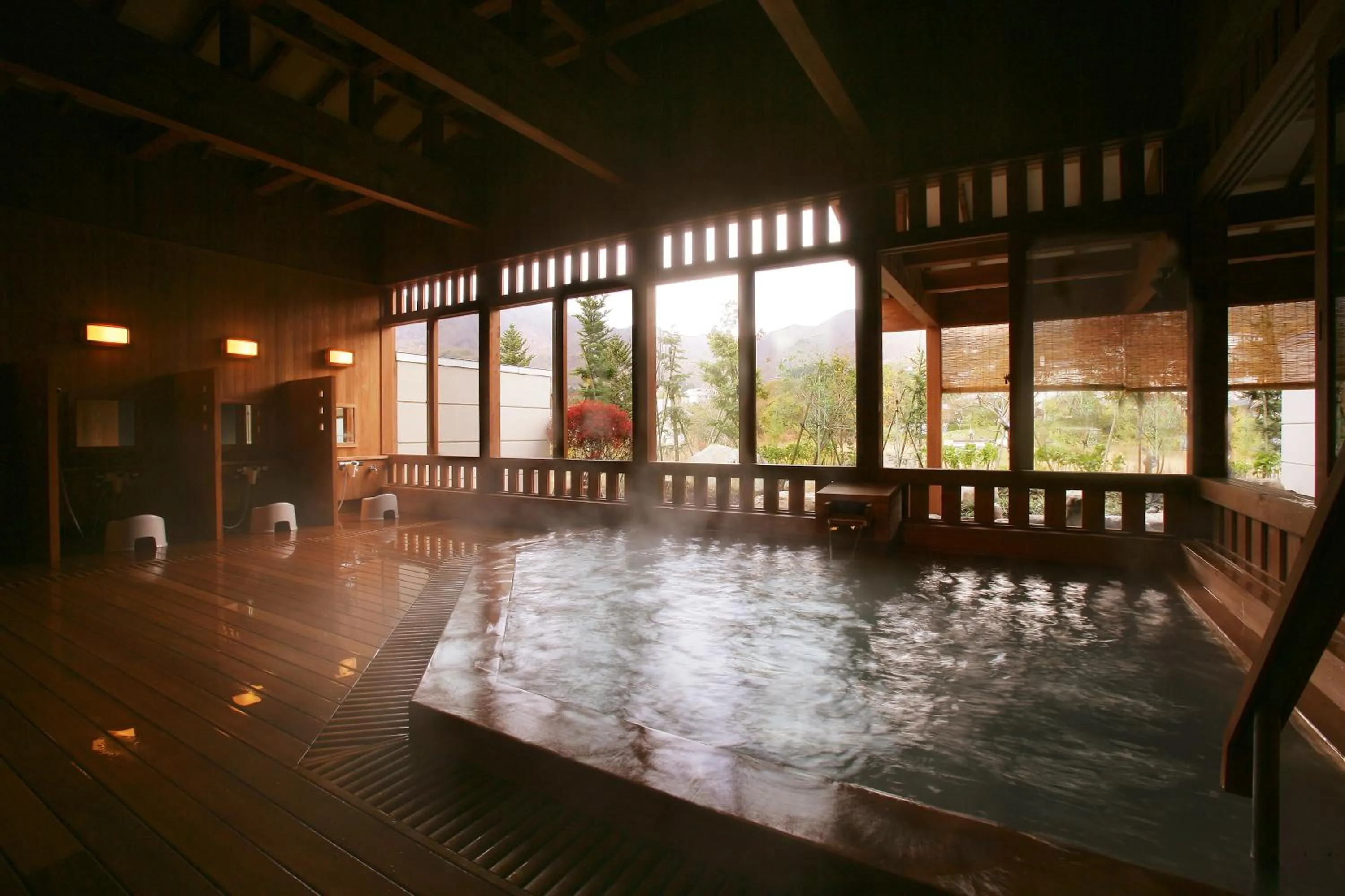 Hot Spring Bath in Zao Shiki no Hotel