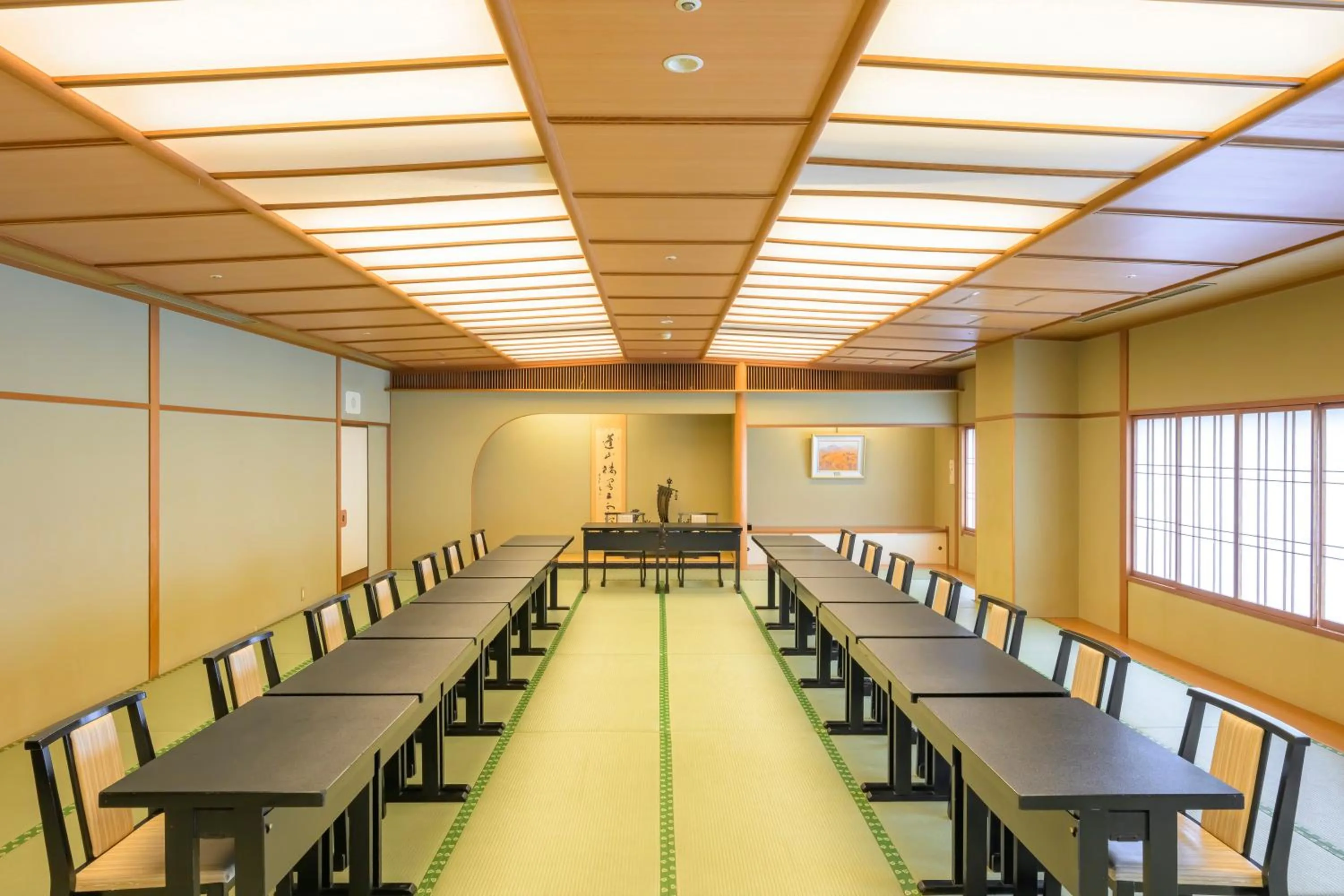 Dining area in Tendo Hotel