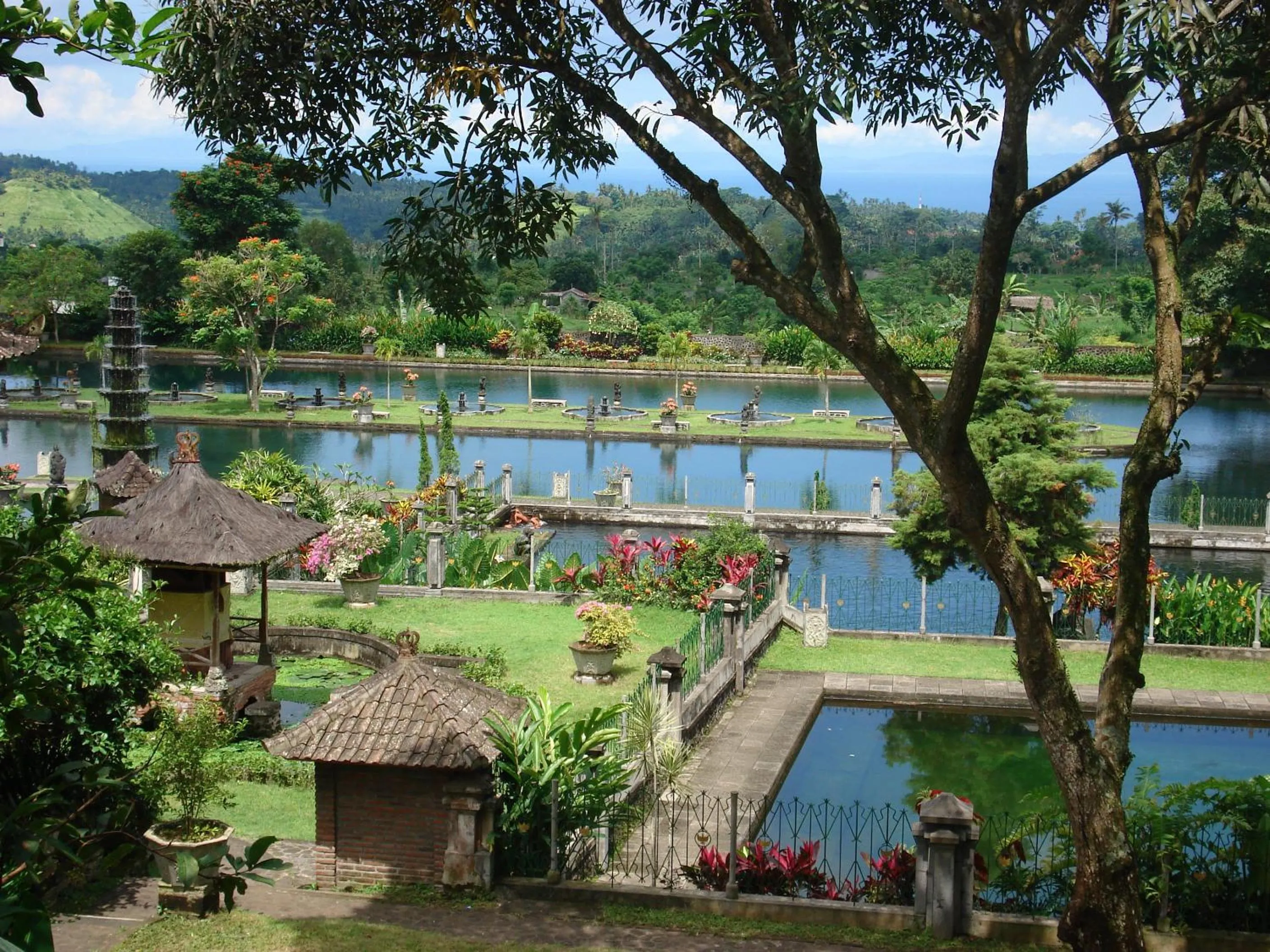 Landmark view in Tirtagangga Water Palace Villas