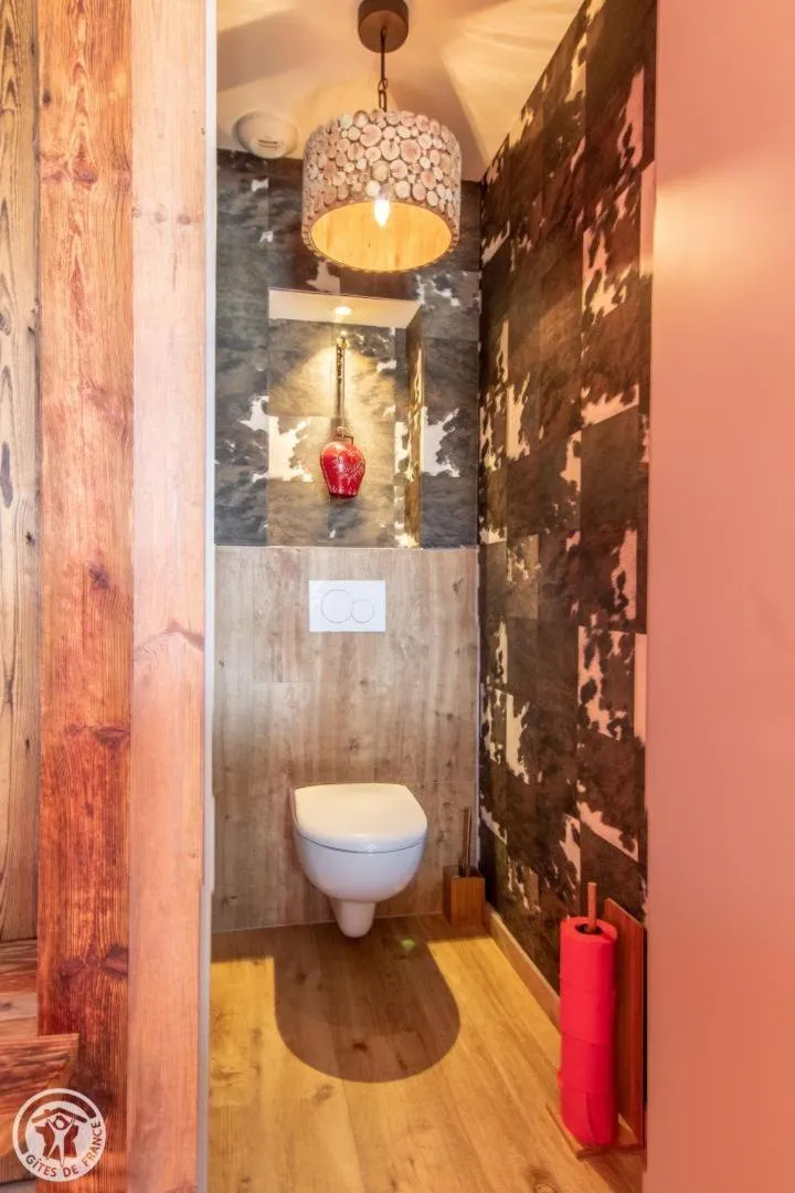 Toilet in Le Paon Bleu Annecy Poisy