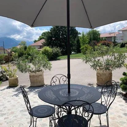 Balcony/Terrace in Le Paon Bleu Annecy Poisy