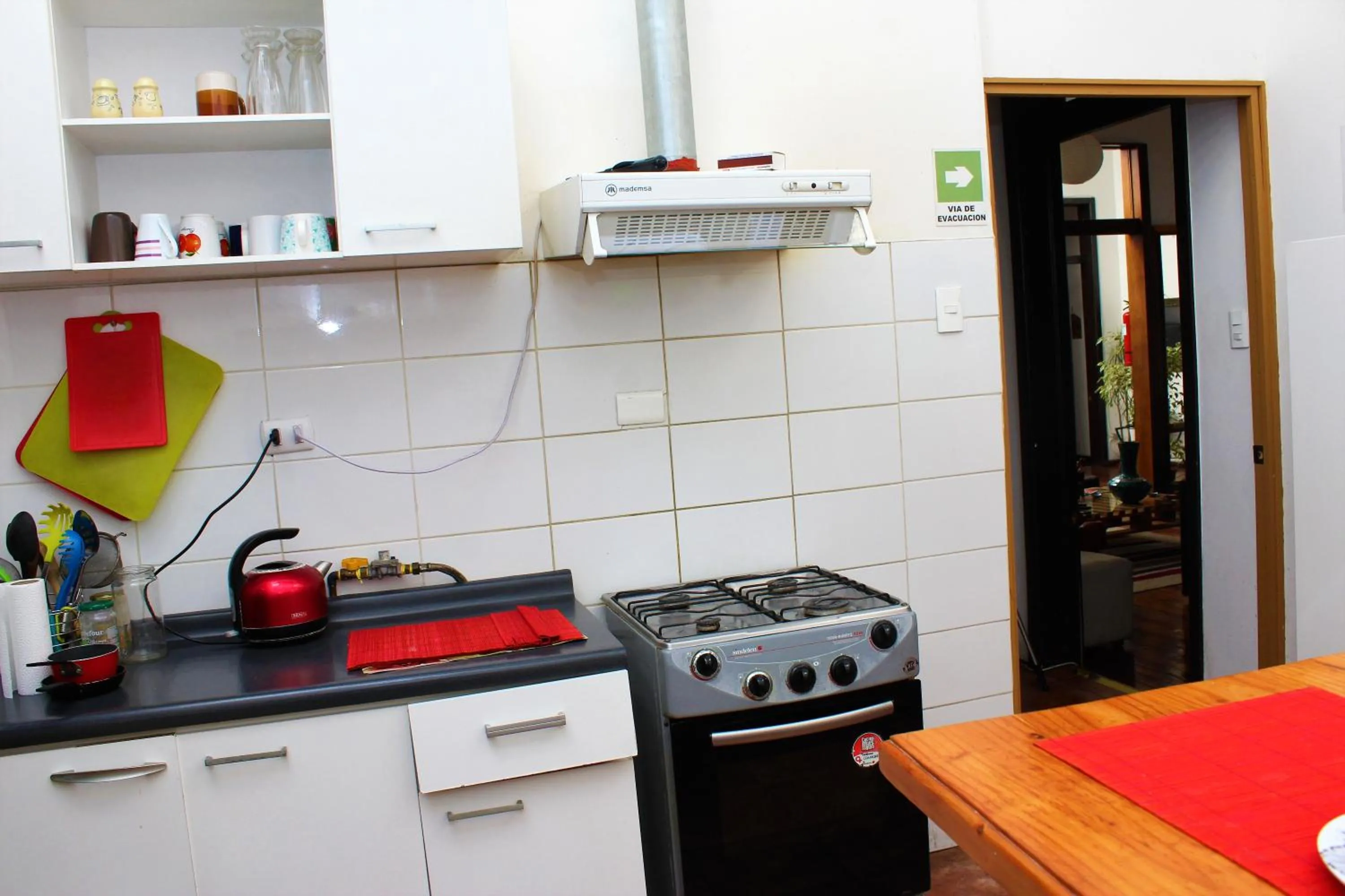 Kitchen or kitchenette in Volta Inn Hostel