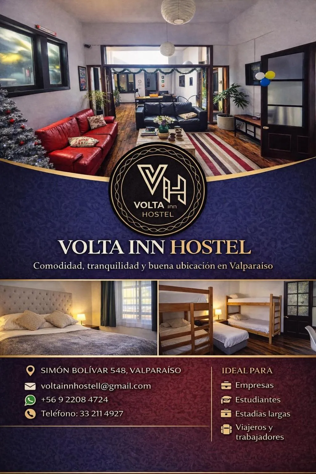 Bed in Volta Inn Hostel