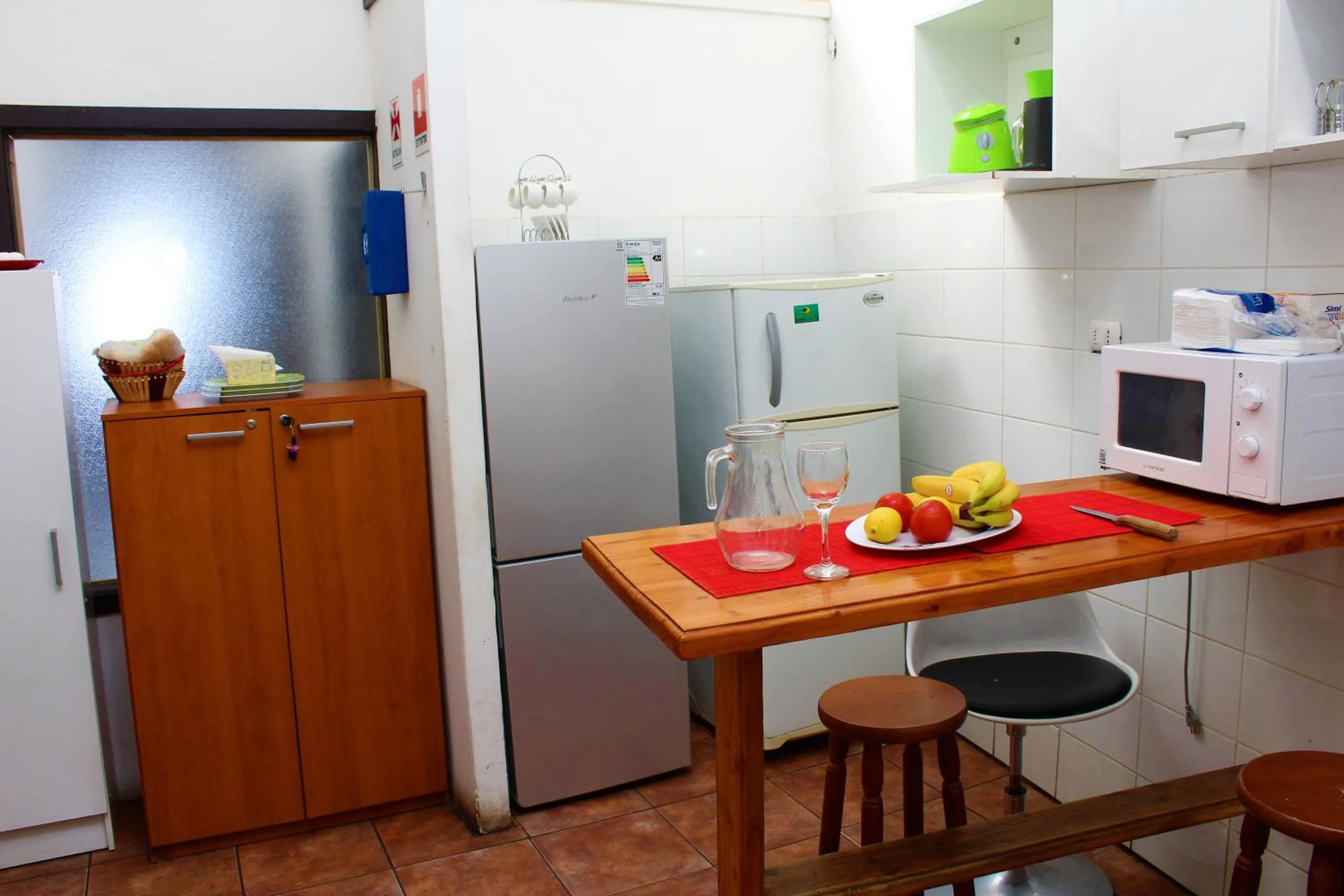 Kitchen or kitchenette in Volta Inn Hostel