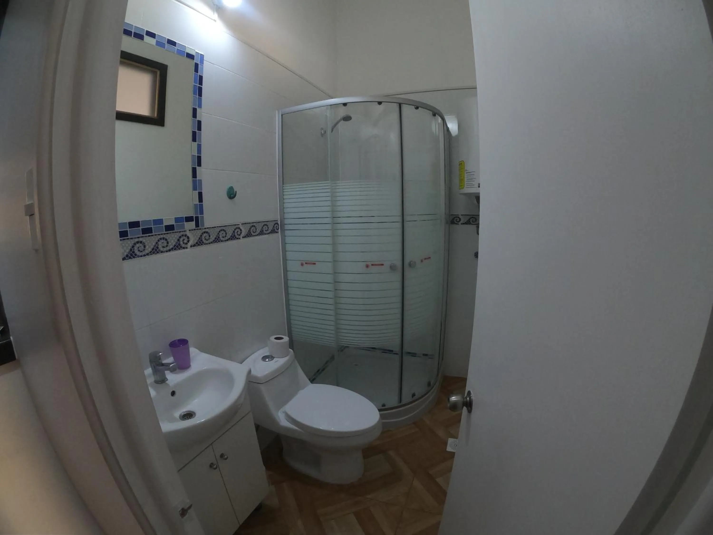 Shower in Volta Inn Hostel