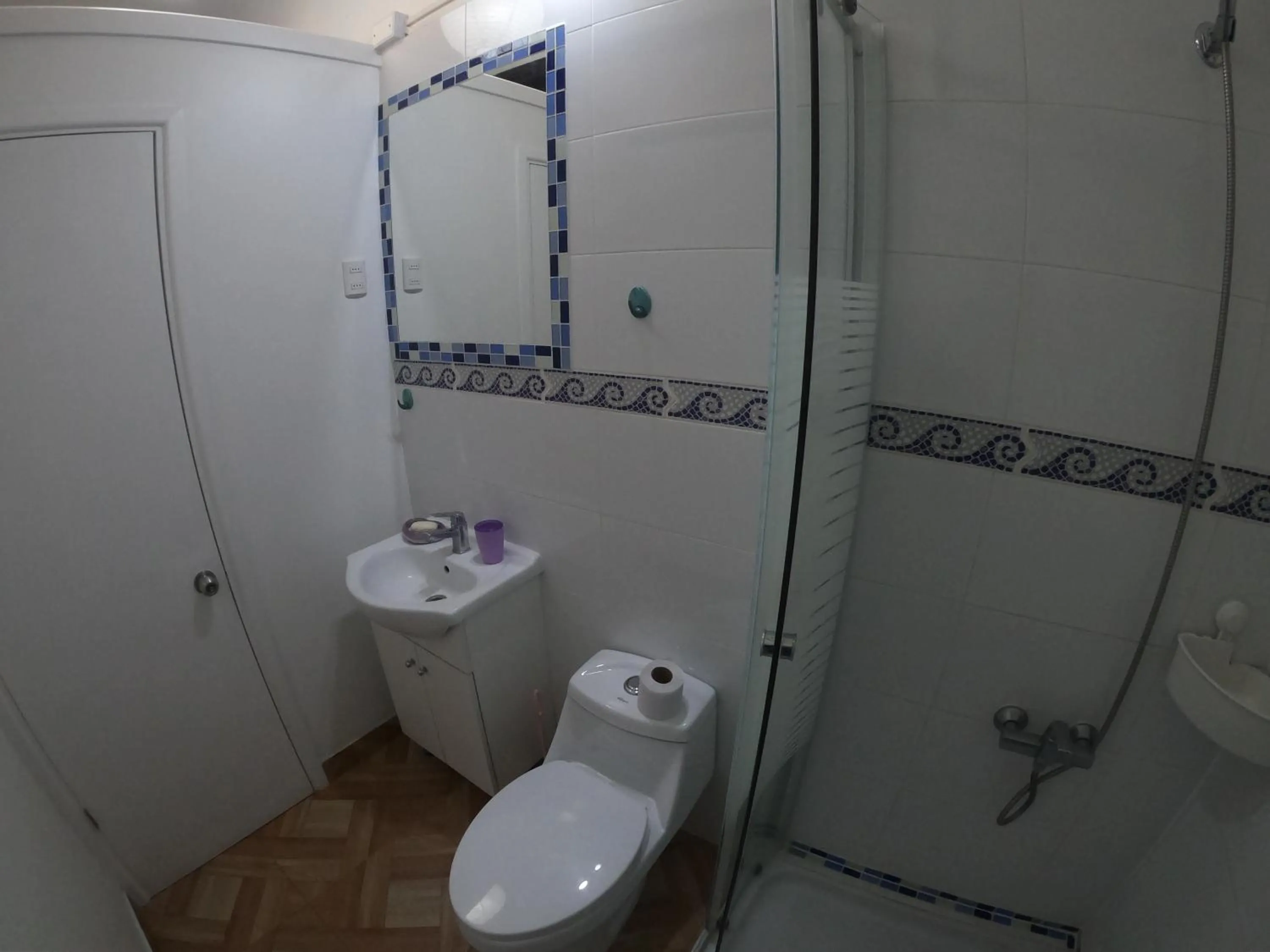 Shower in Volta Inn Hostel