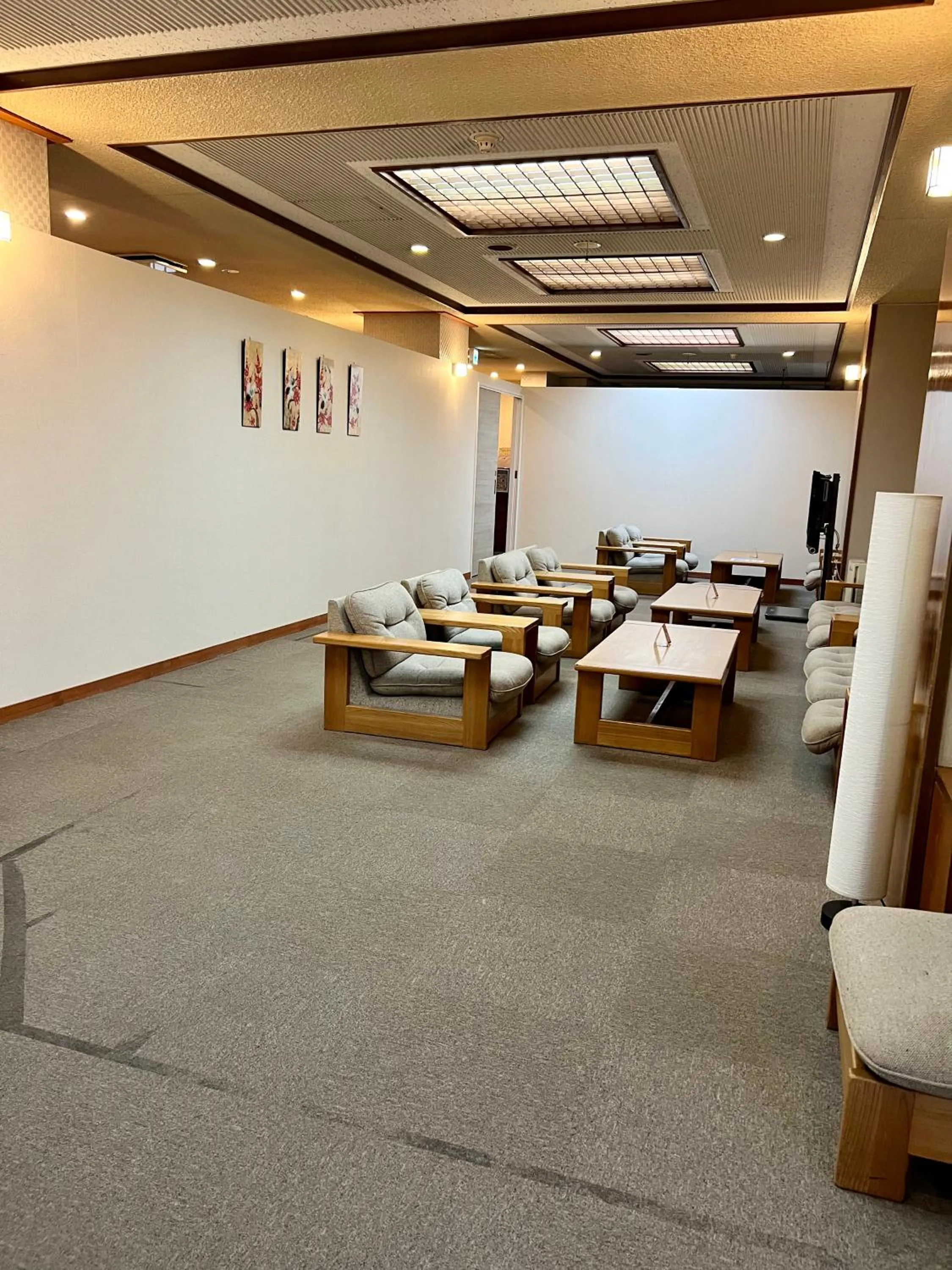 Seating area in Ryokan Kousen Kazeya Group
