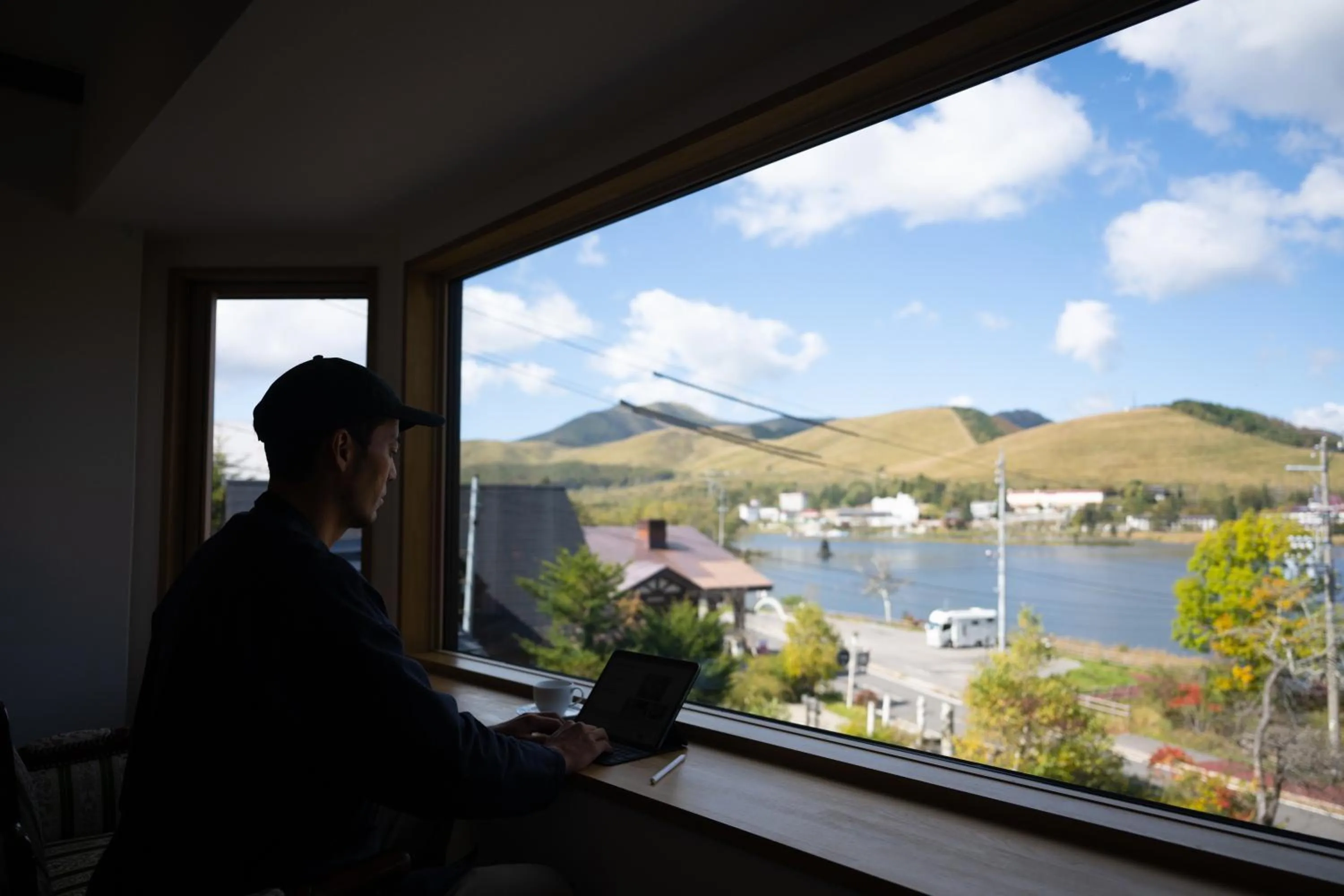 Lake view in Little Grebe