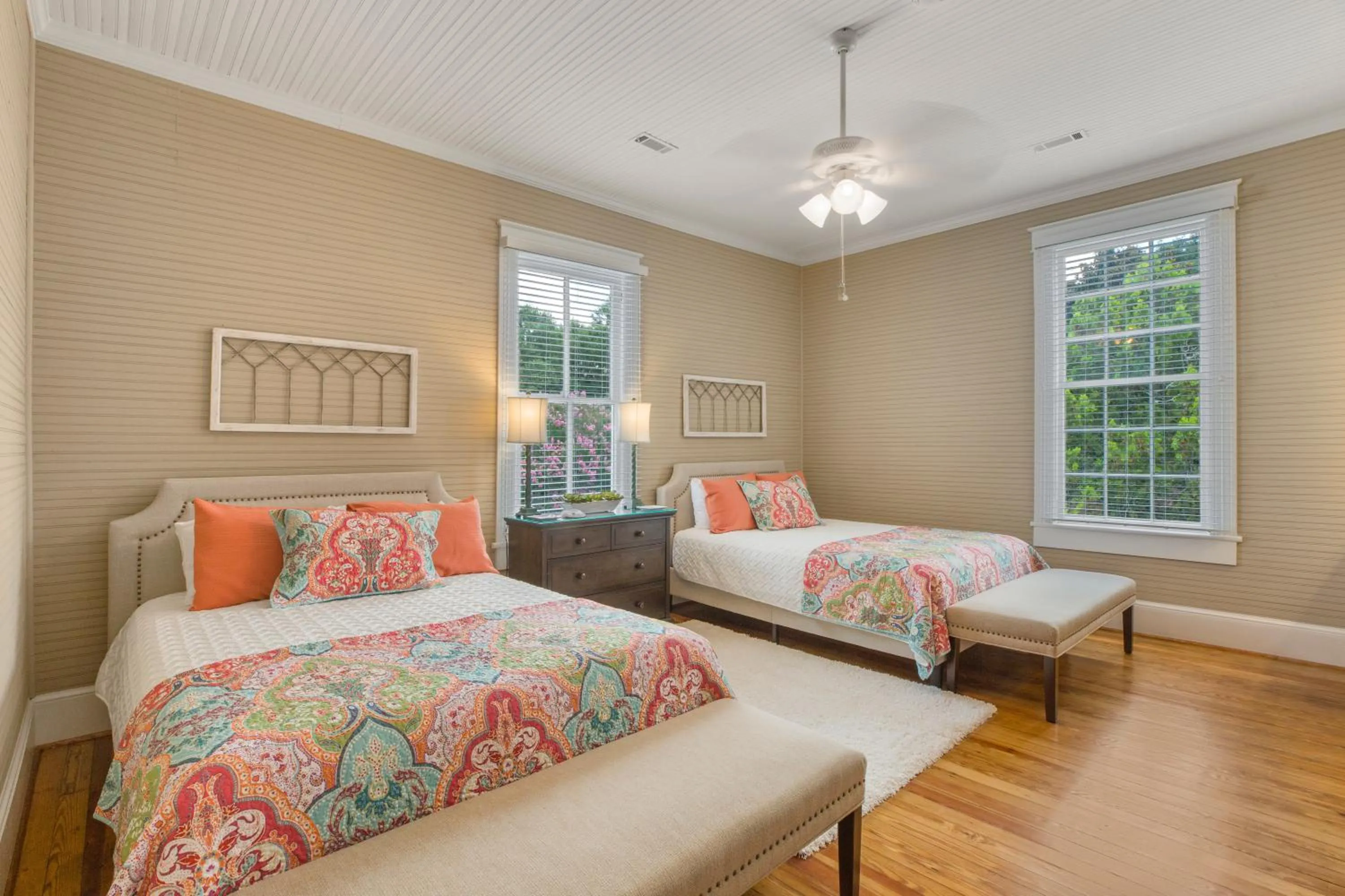 Bed in Liberty Hall Bed and Breakfast