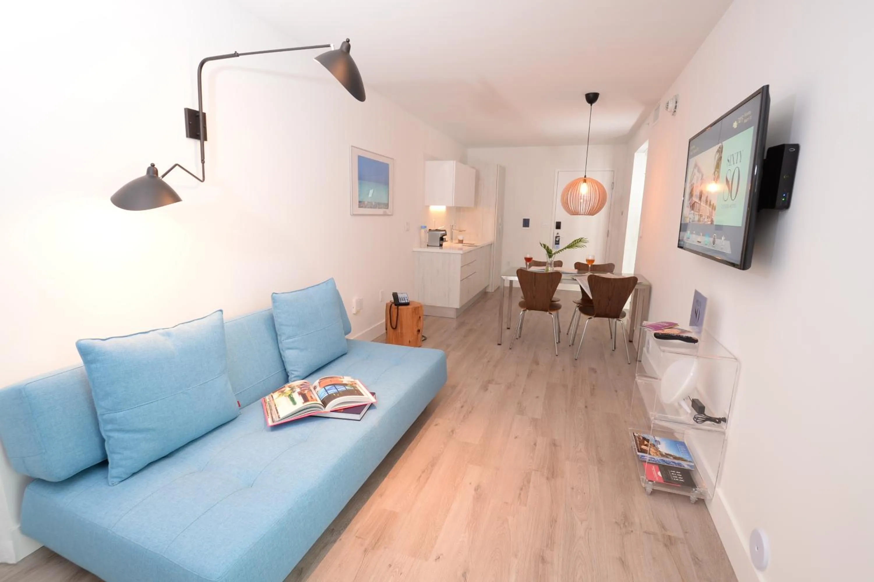 Living room in 6080 Design Hotel by Eskape Collection