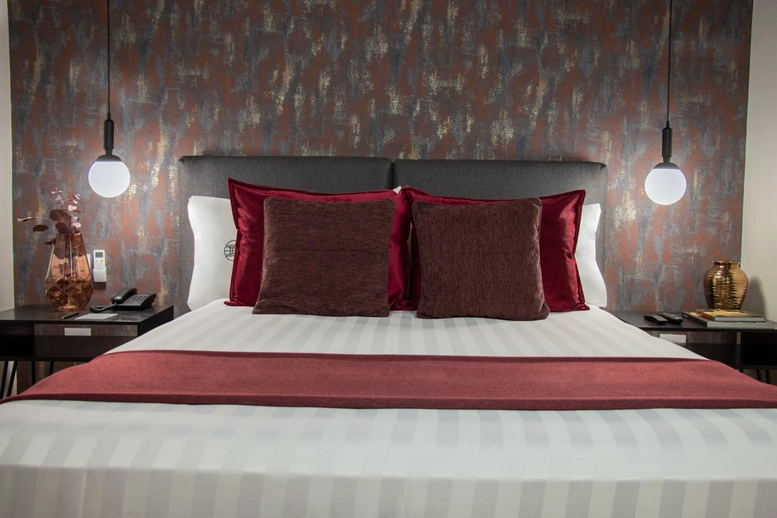 Bed in Hotel Roma 191