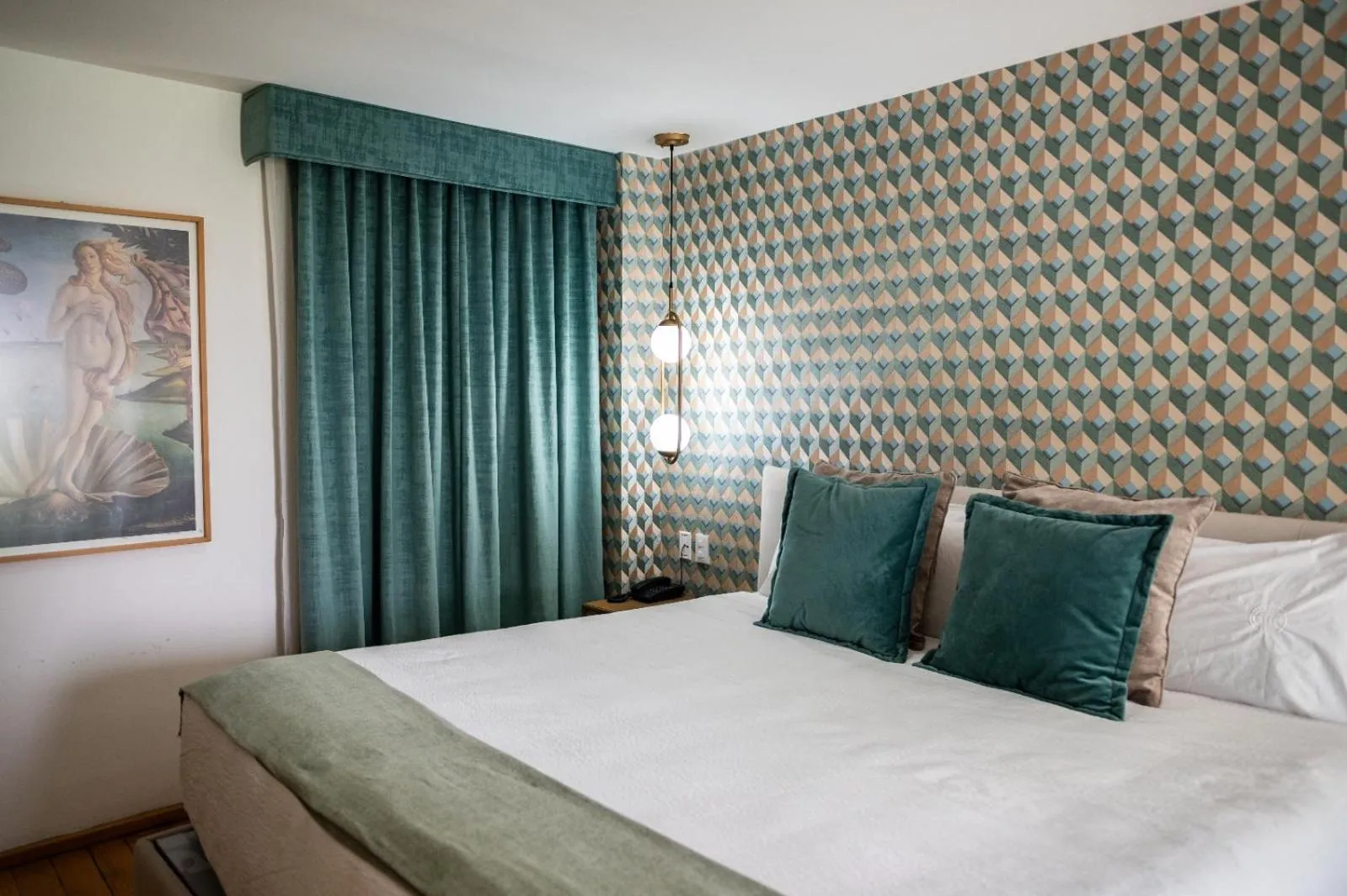 Bed in Hotel Roma 191