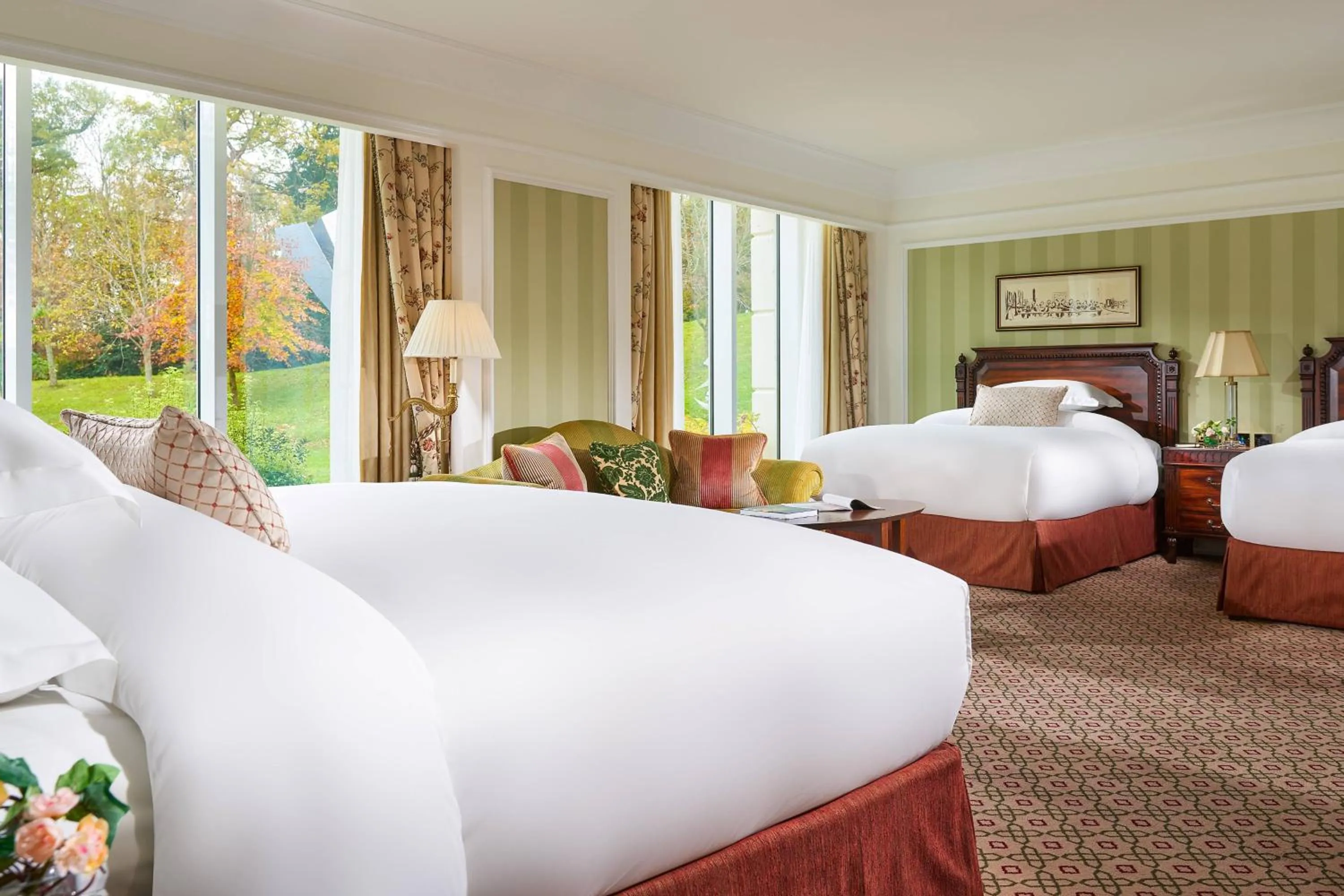 Photo of the whole room, Bed in Powerscourt Hotel, Autograph Collection