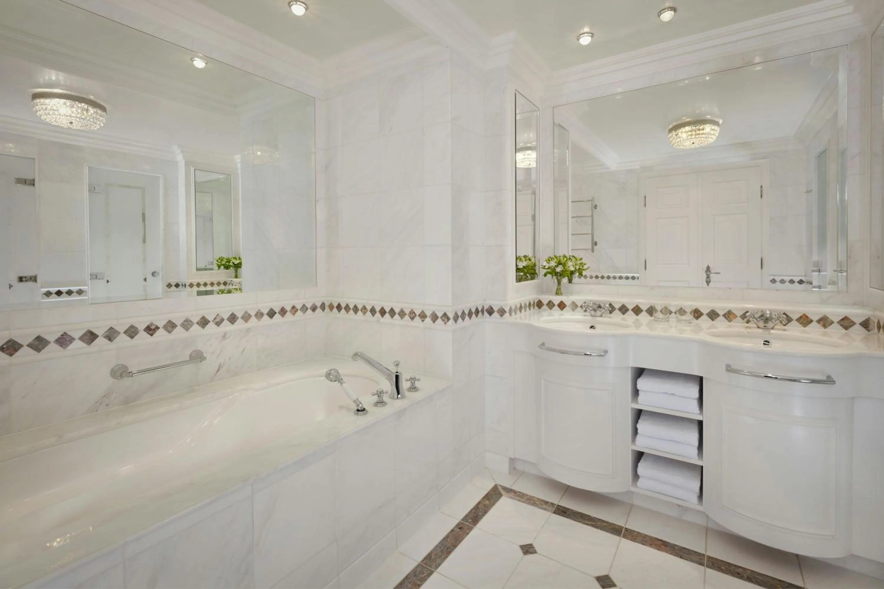 Bathroom in Powerscourt Hotel, Autograph Collection