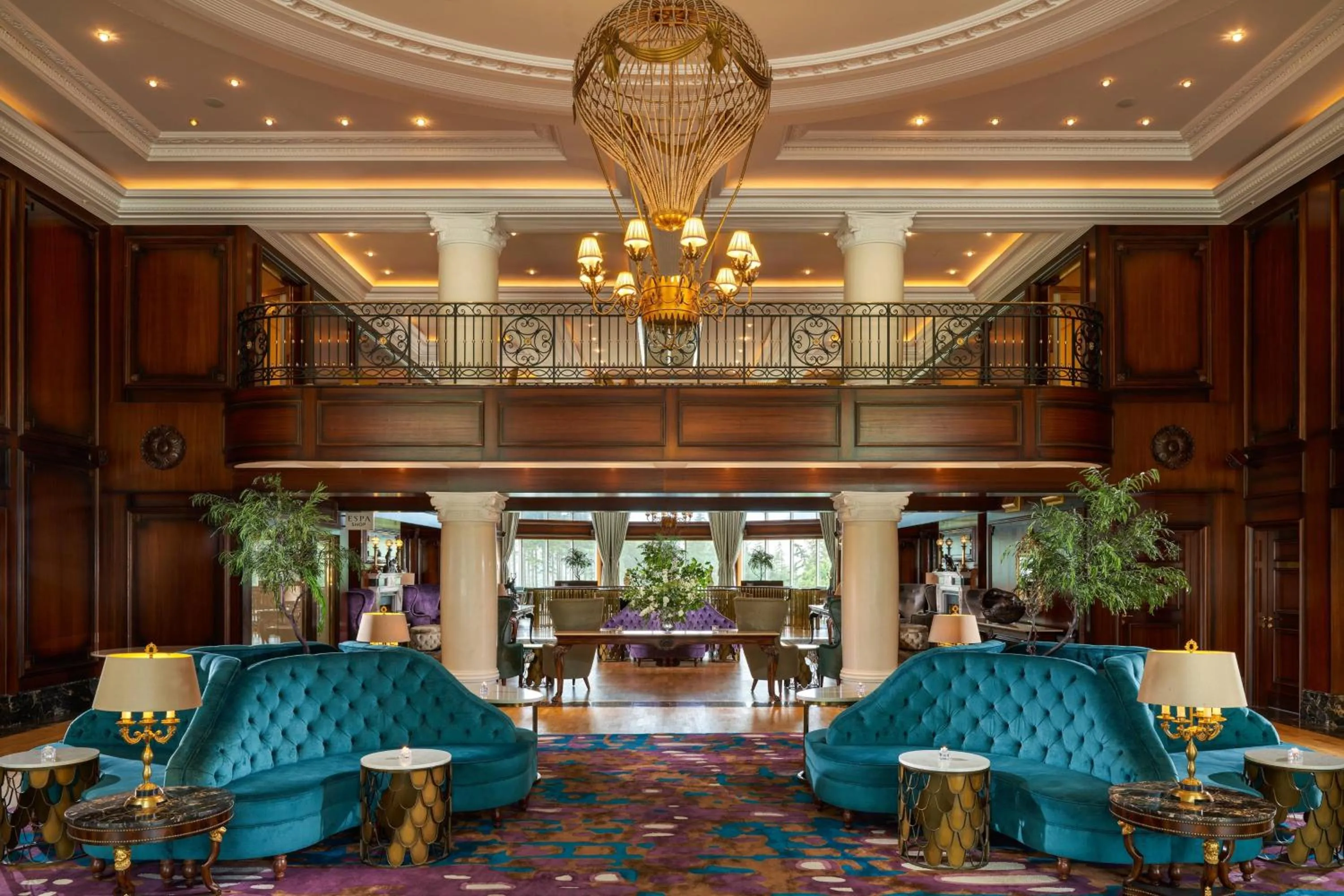 Lobby or reception in Powerscourt Hotel, Autograph Collection