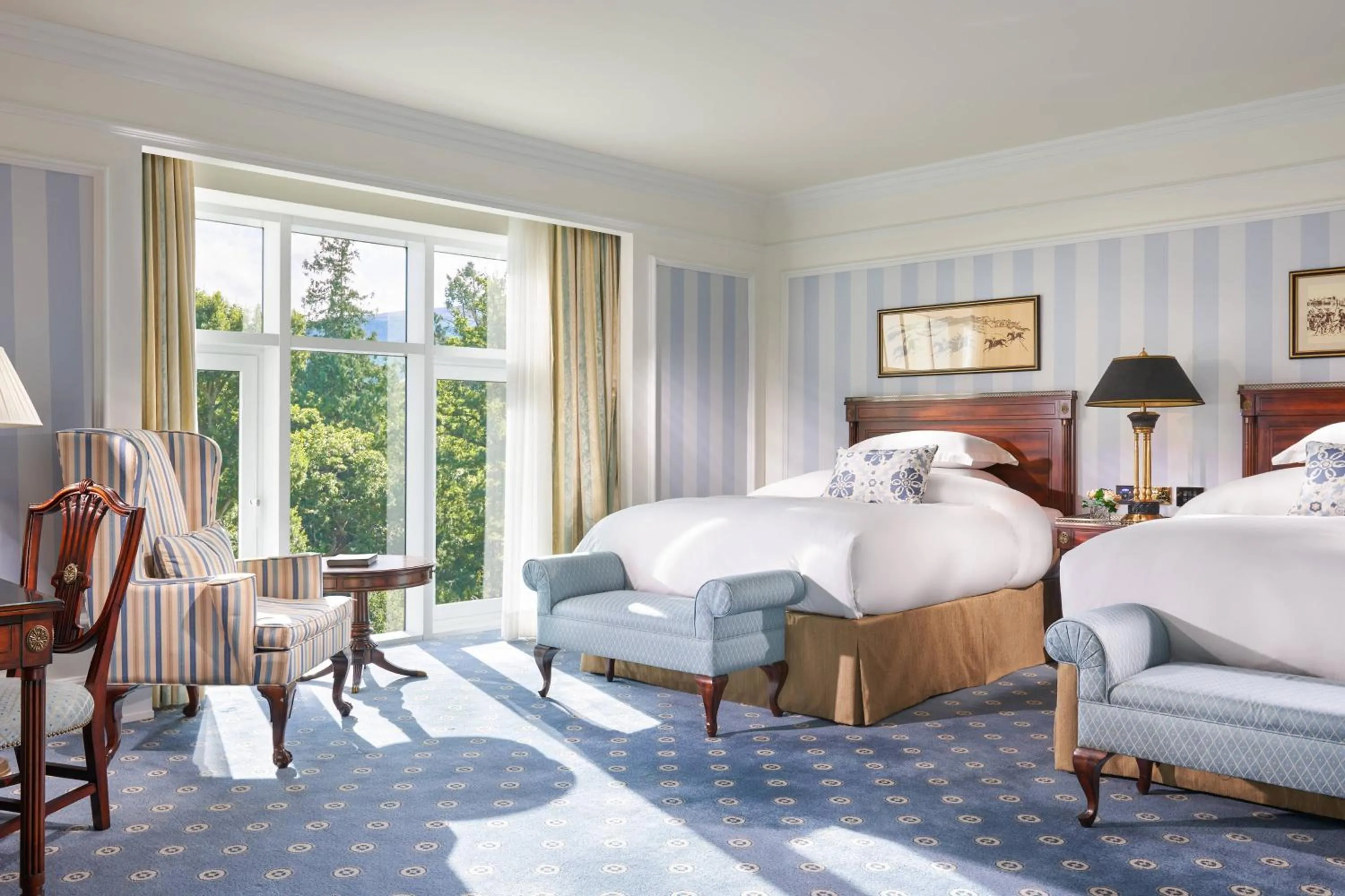 Photo of the whole room, Bed in Powerscourt Hotel, Autograph Collection