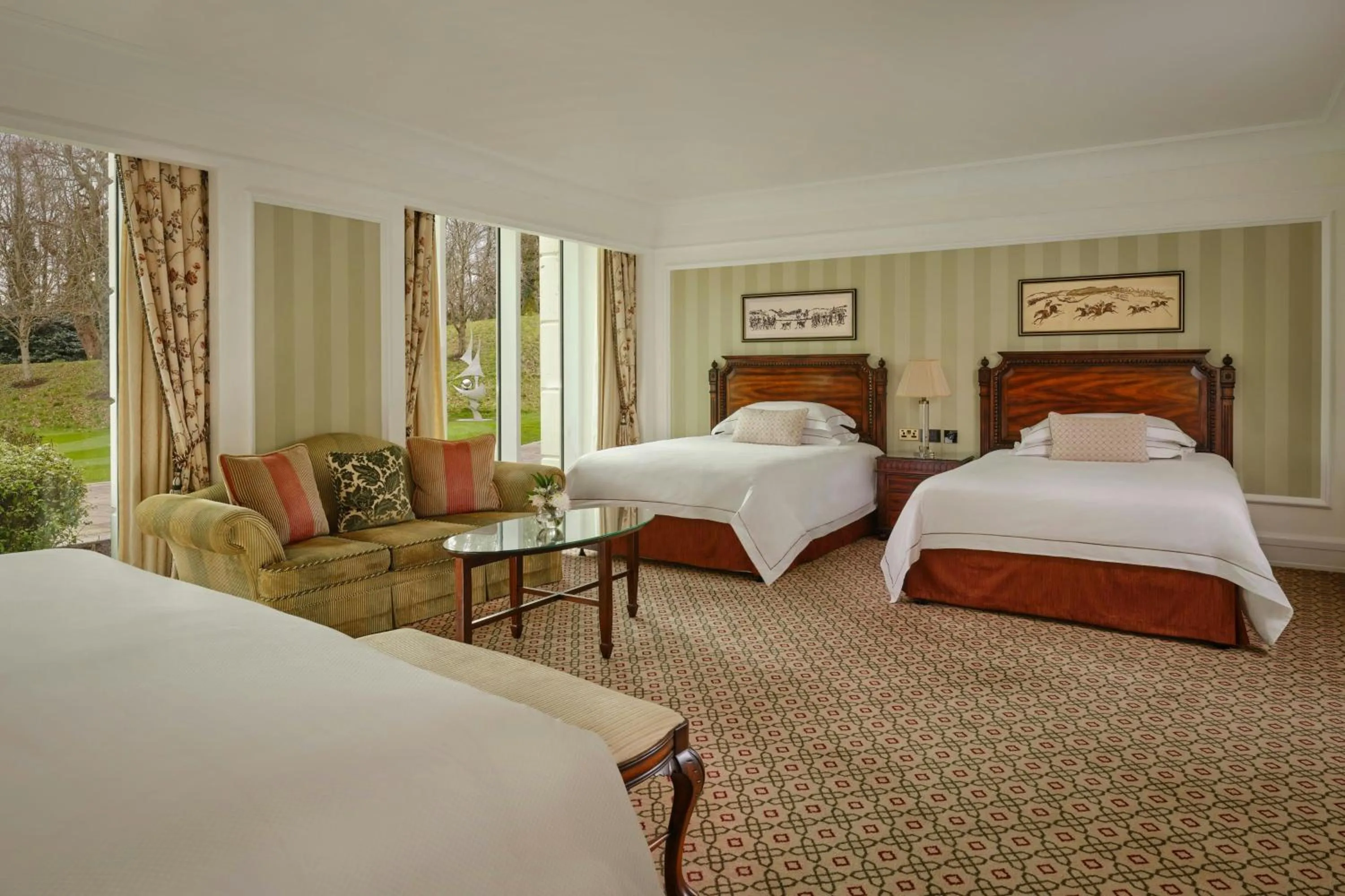 Photo of the whole room, Bed in Powerscourt Hotel, Autograph Collection