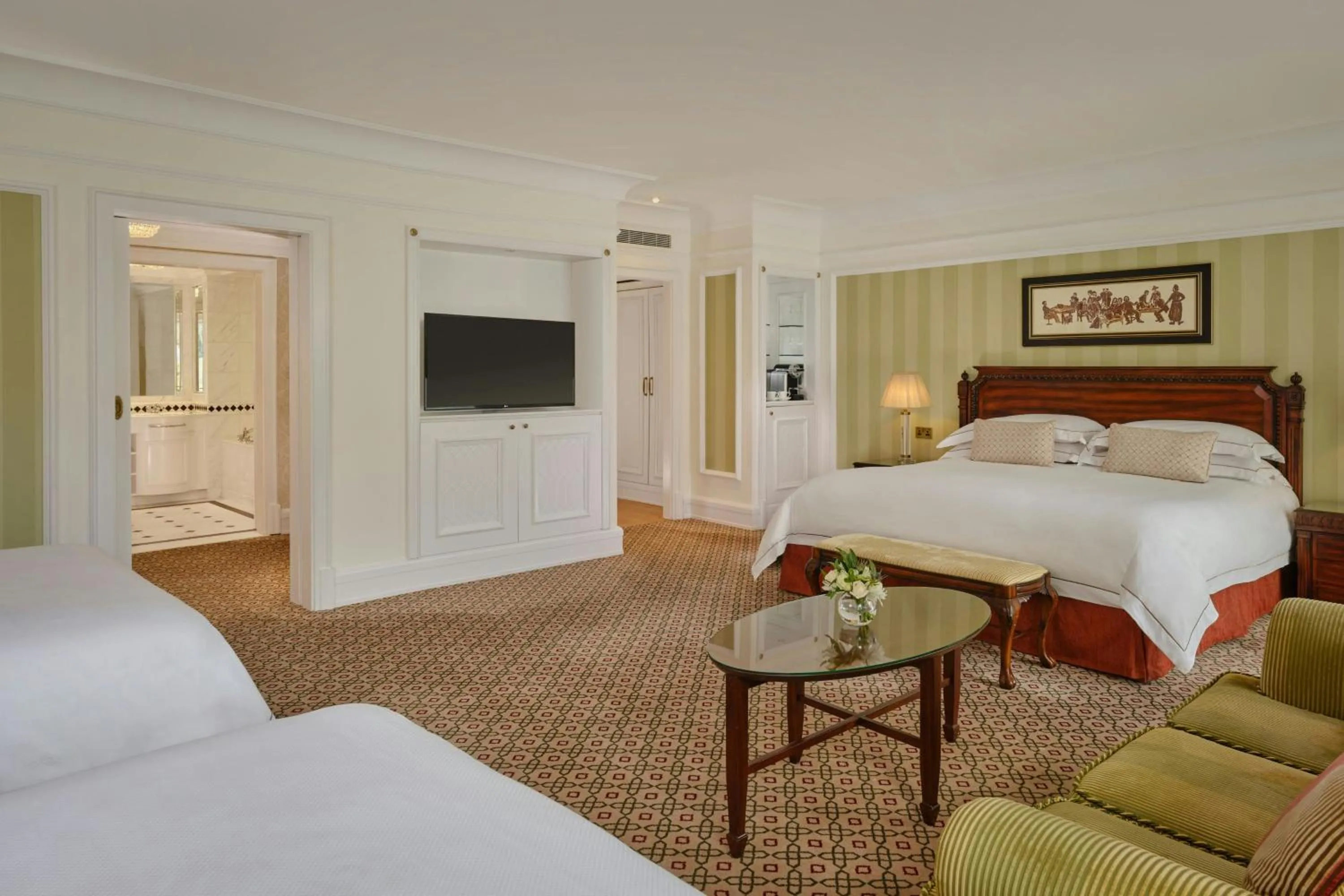 Photo of the whole room, Bed in Powerscourt Hotel, Autograph Collection