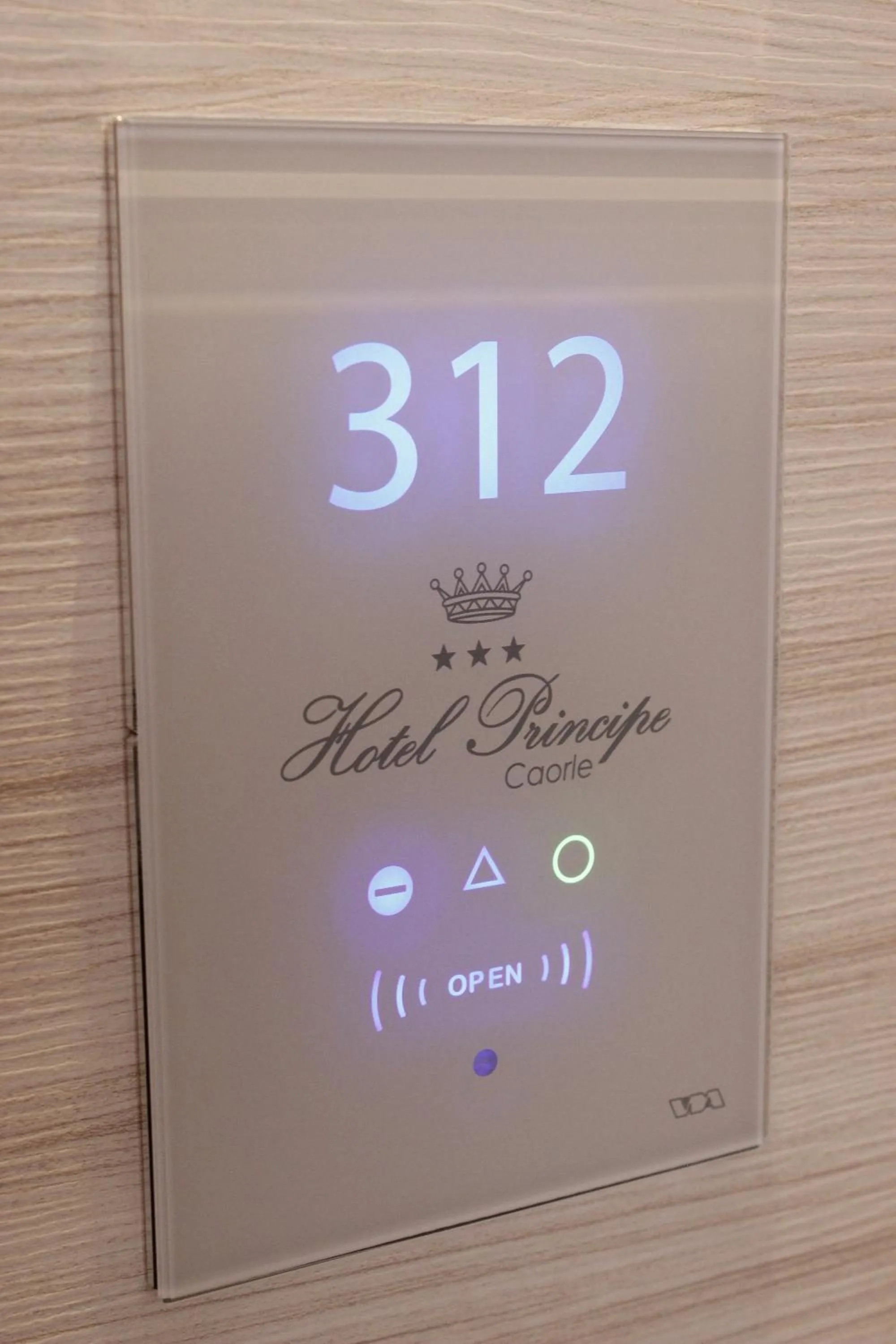 Logo/Certificate/Sign in Hotel Principe