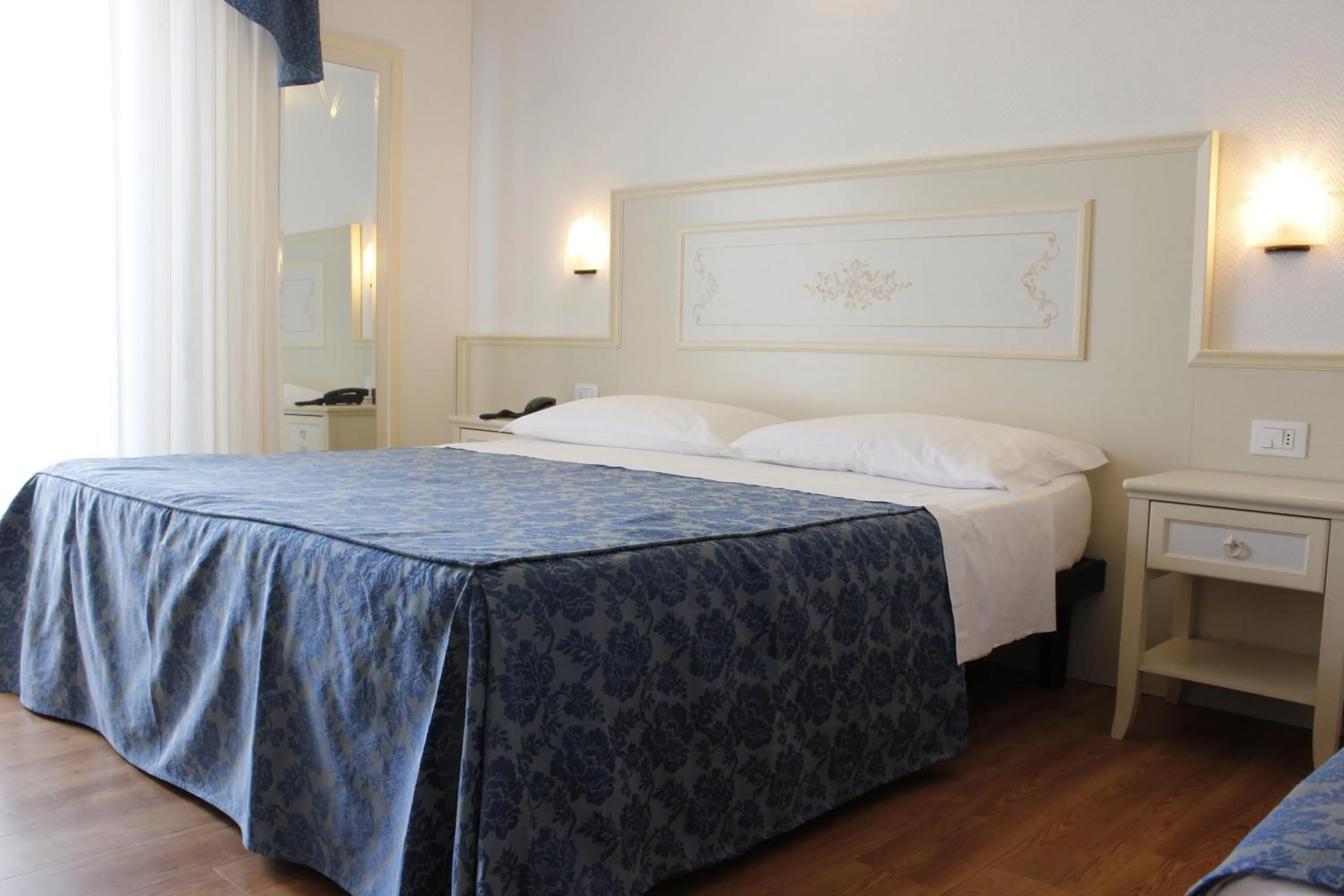 Bed in Hotel Principe