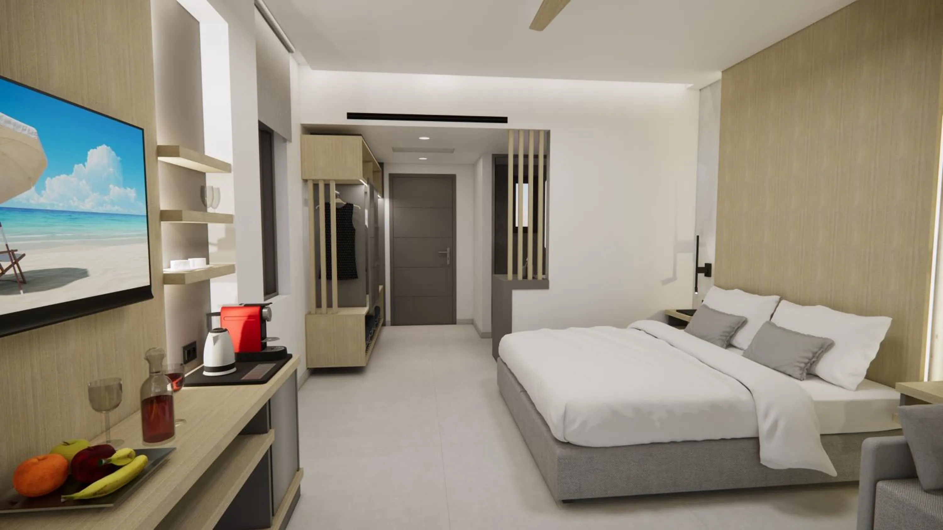 Bed in Oscar Suites & Village