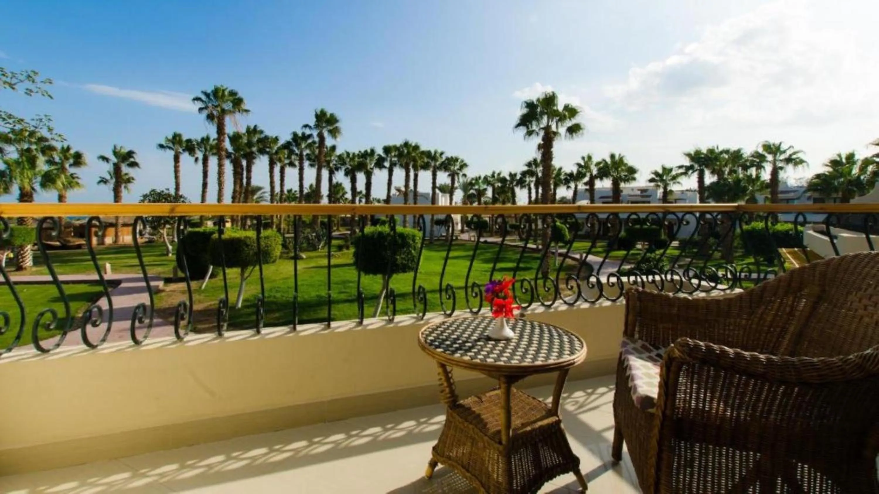 Garden in Lotus Bay Resort