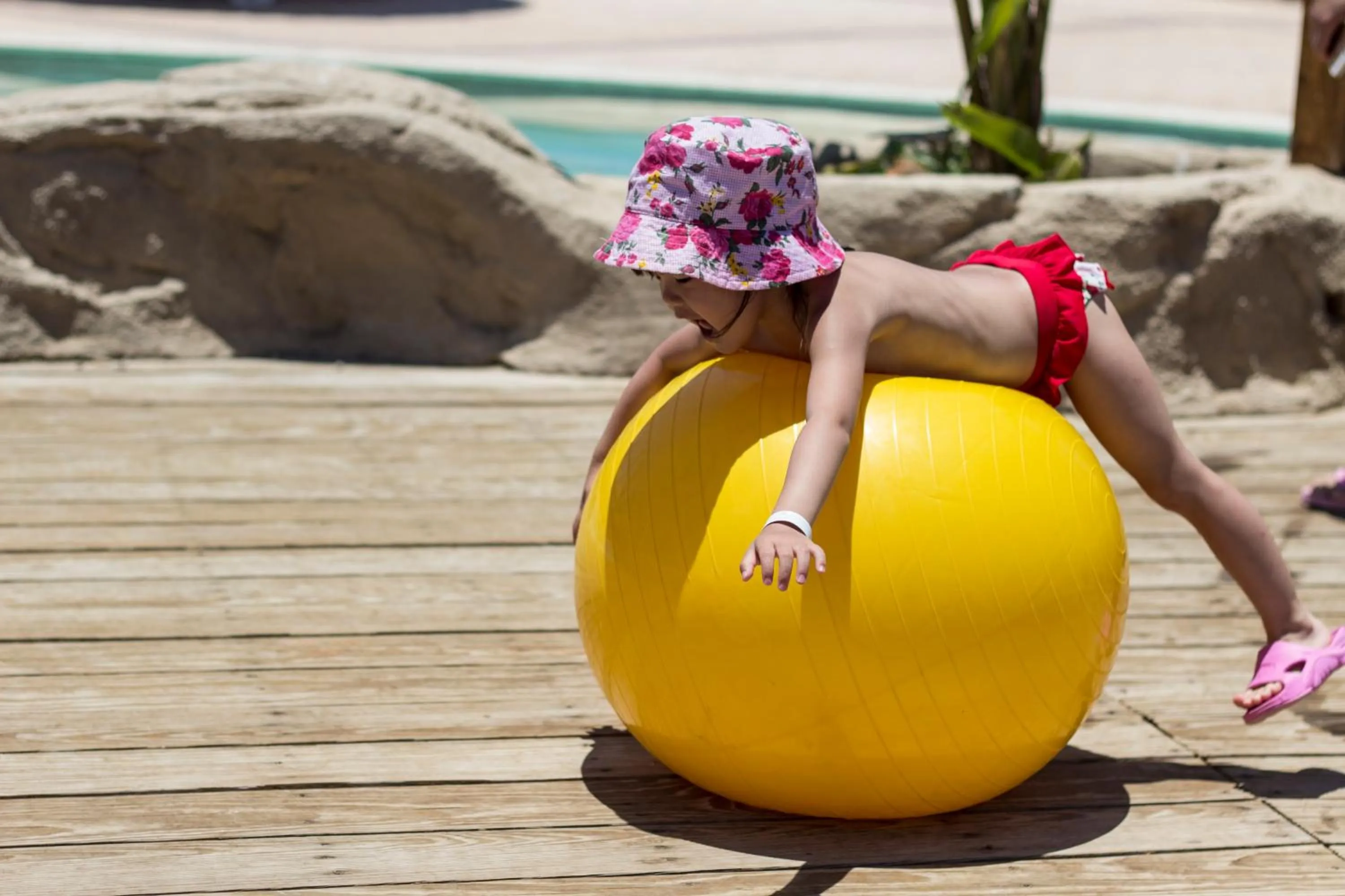 Family in Lotus Bay Resort