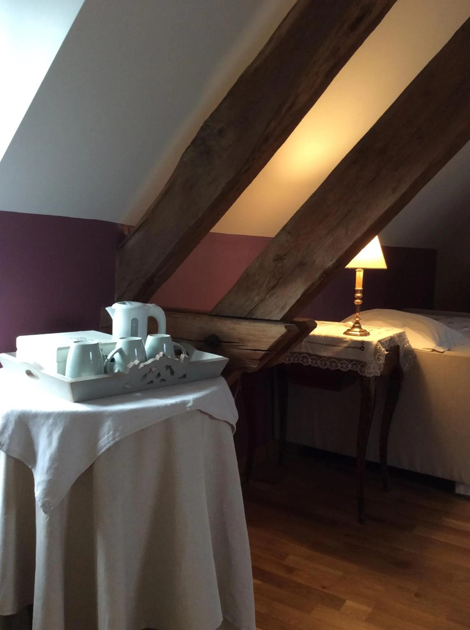 Bedroom, Bed in Gite et Chambres d'Hôtes Clos de Mondetour