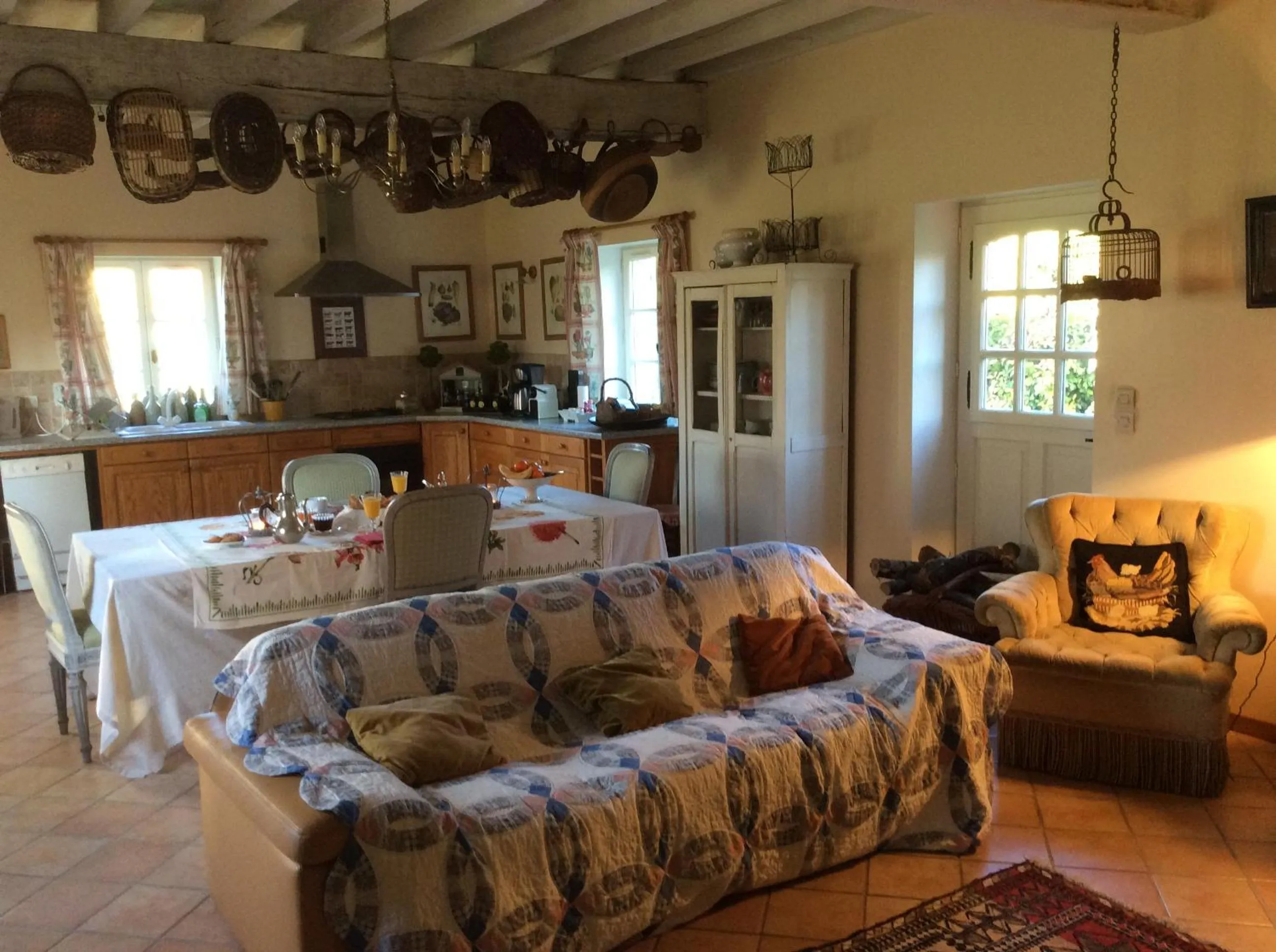 kitchen in Gite et Chambres d'Hôtes Clos de Mondetour