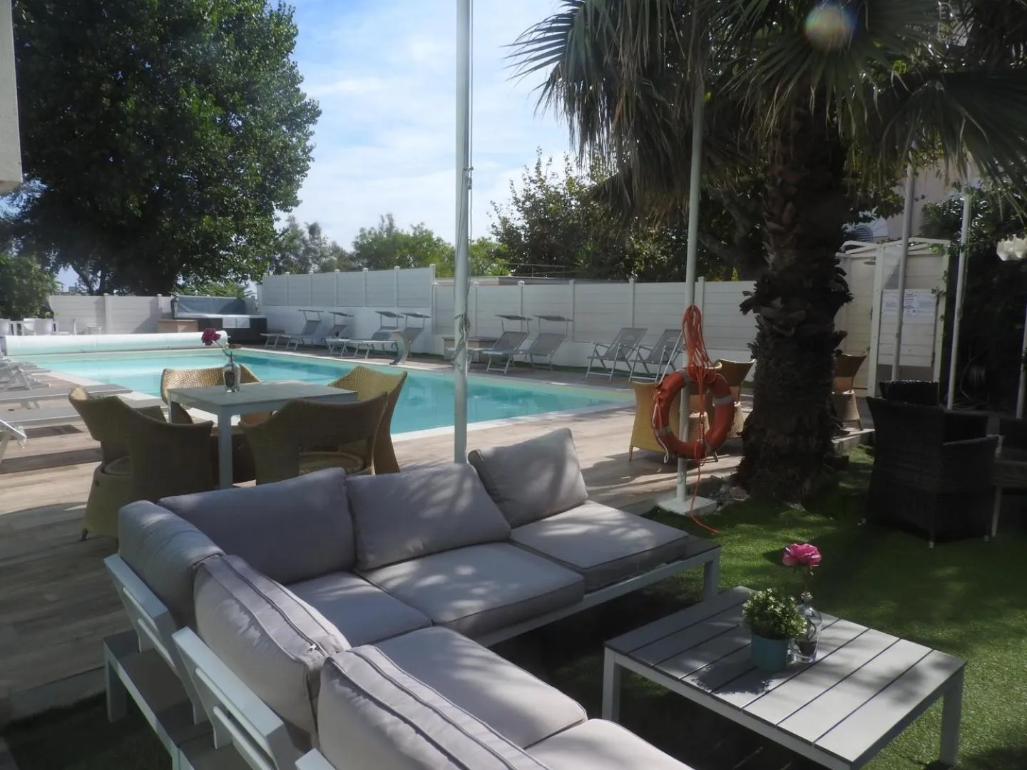 Garden in Hotel Aristeo