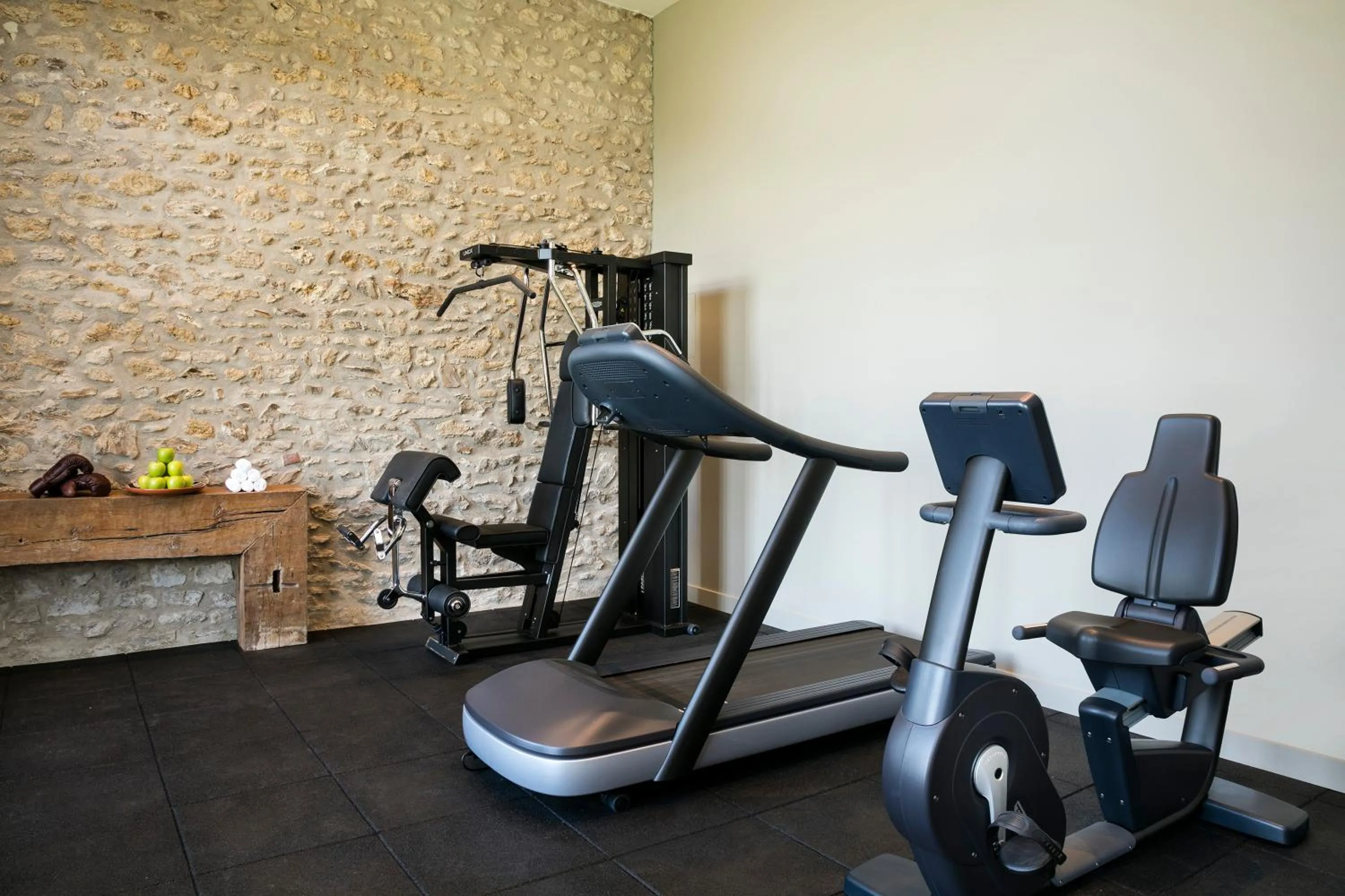 Fitness centre/facilities in Les Hauts de Loire Relais & Châteaux