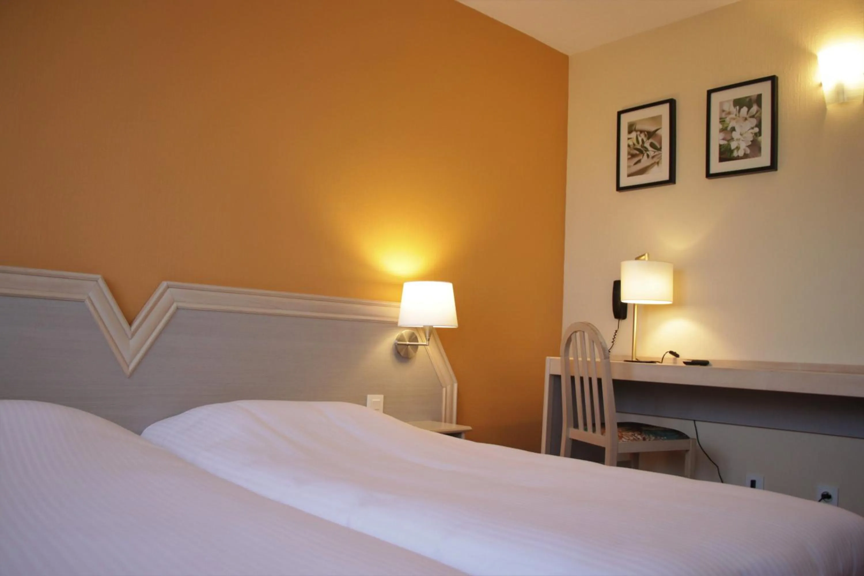 Bed in Au Relais de l'Ill