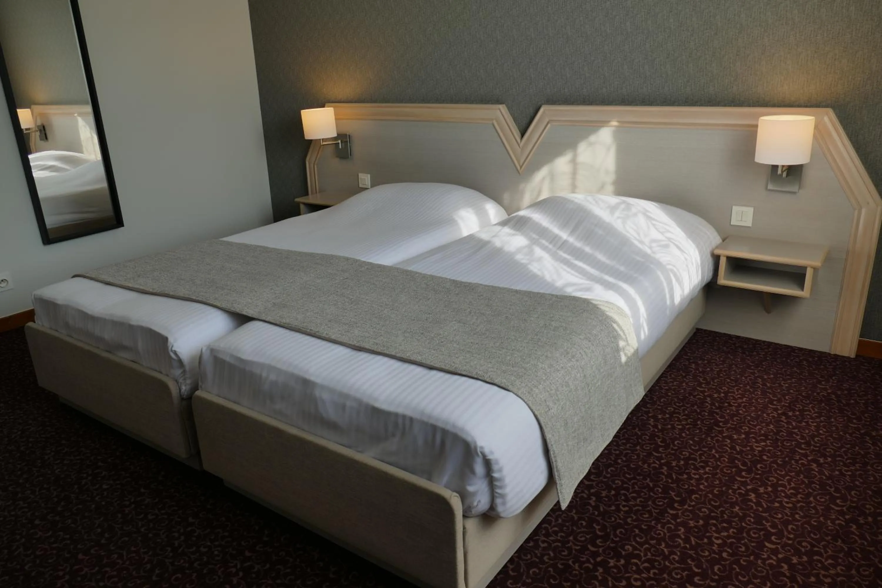 Bedroom, Bed in Au Relais de l'Ill