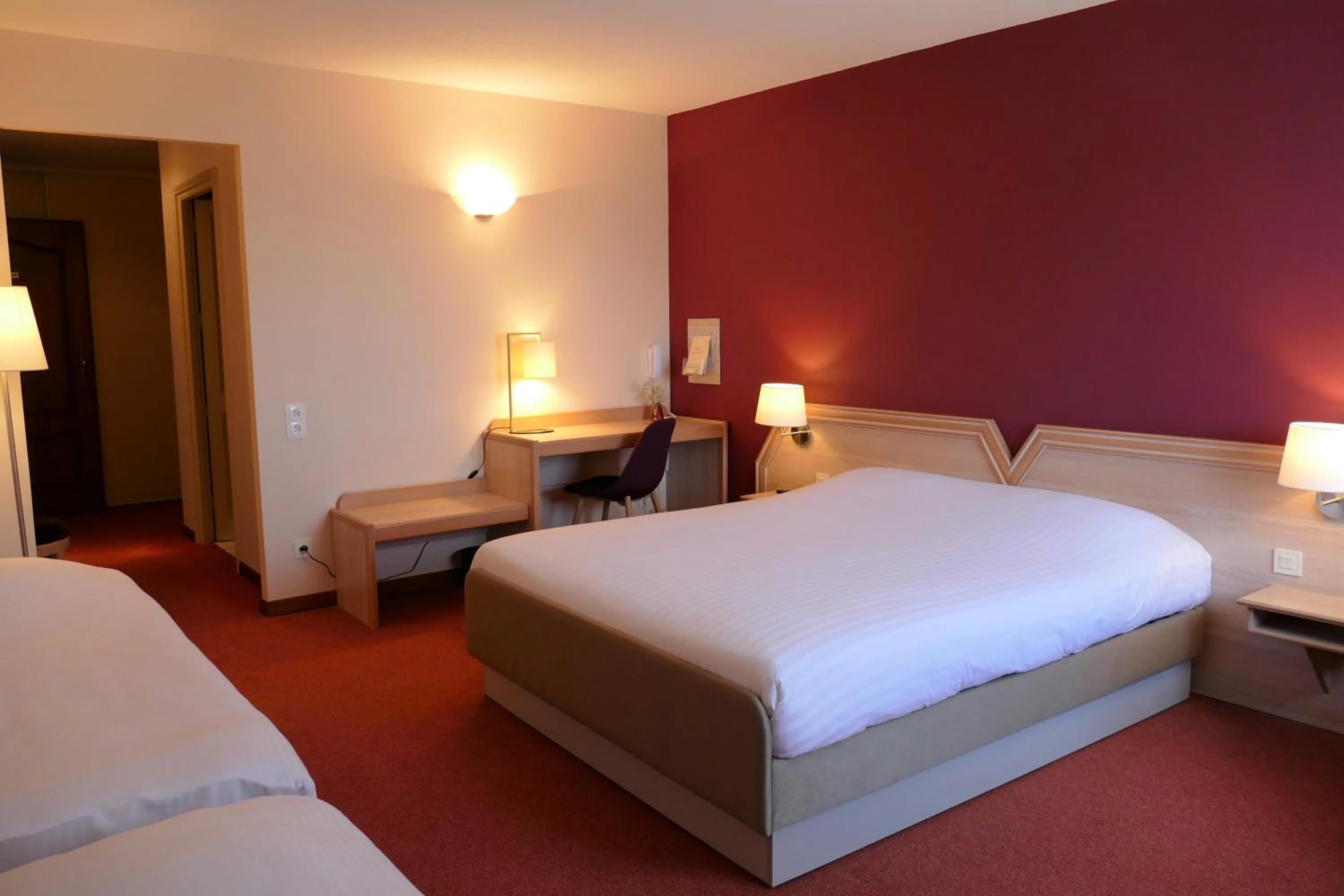 Bedroom, Bed in Au Relais de l'Ill