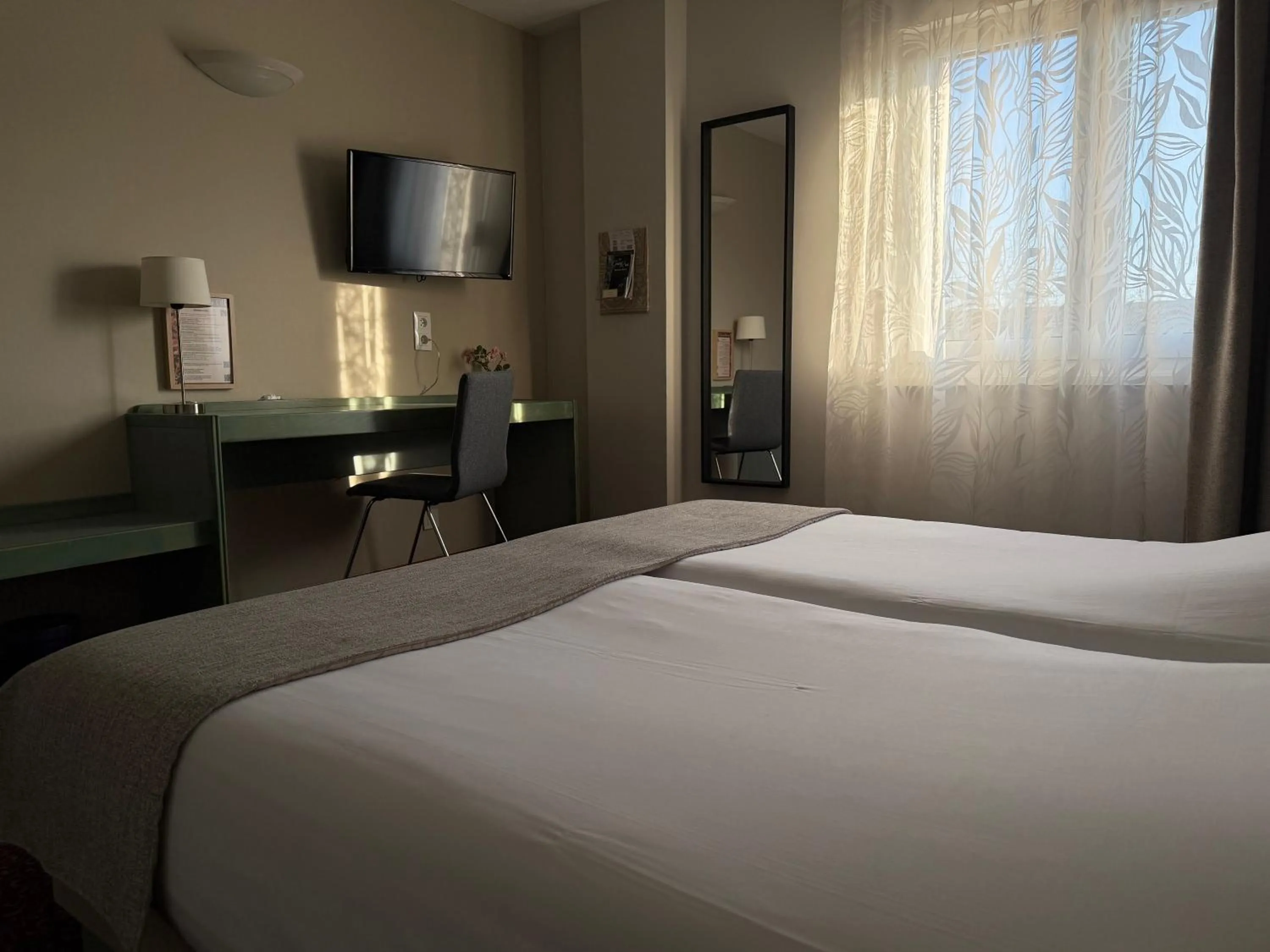 Bedroom, Bed in Au Relais de l'Ill