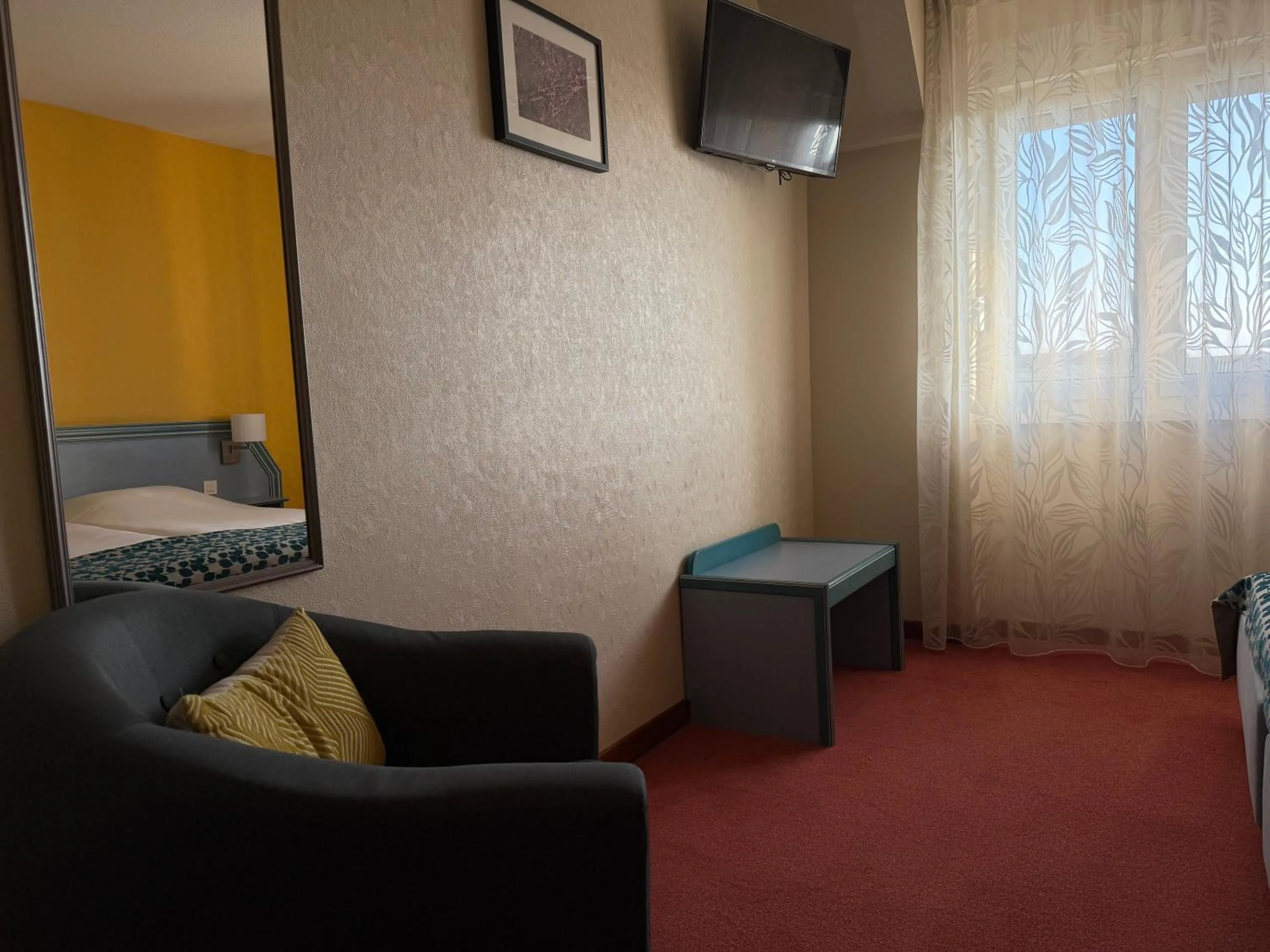 Bedroom in Au Relais de l'Ill