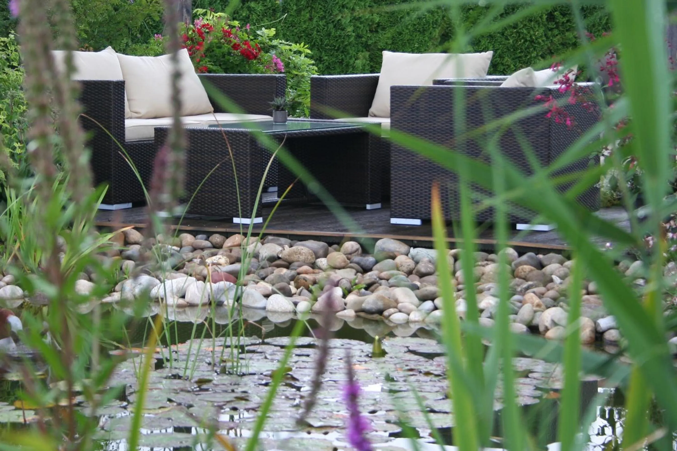 Garden in Au Relais de l'Ill