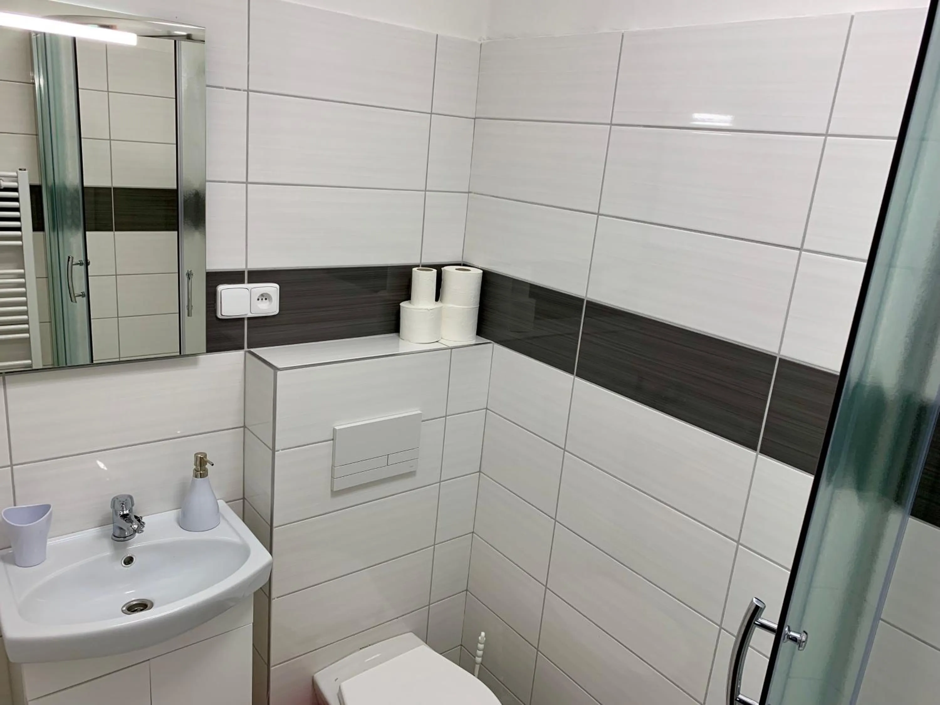 Bathroom in Mikulov - Inn - hotel s vinným sklepem Venuše